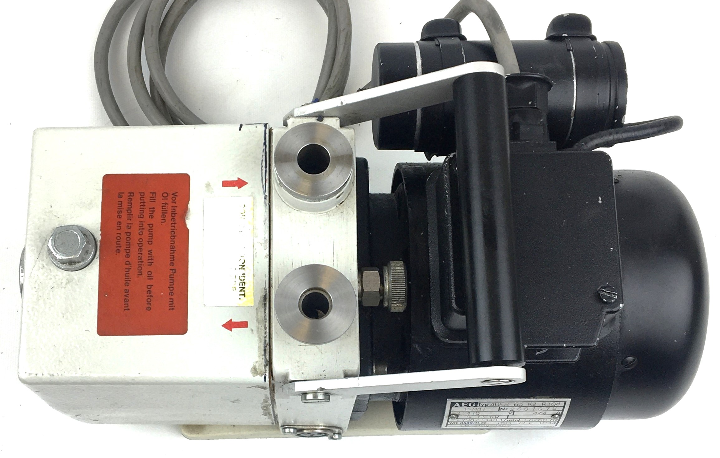 Used Pfeiffer DUO 1.5A (PKD40703) Rotary Vacuum Pump (1.5 m3/h)