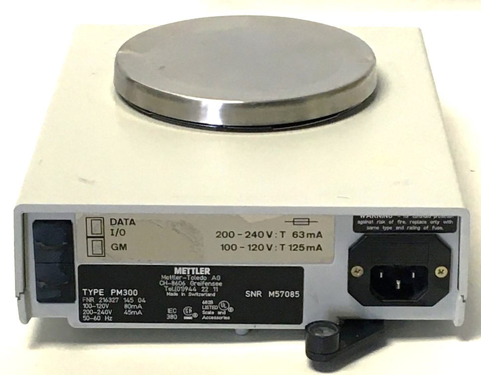 Used Mettler Toledo PM300 Balance (310g x 0.01g)