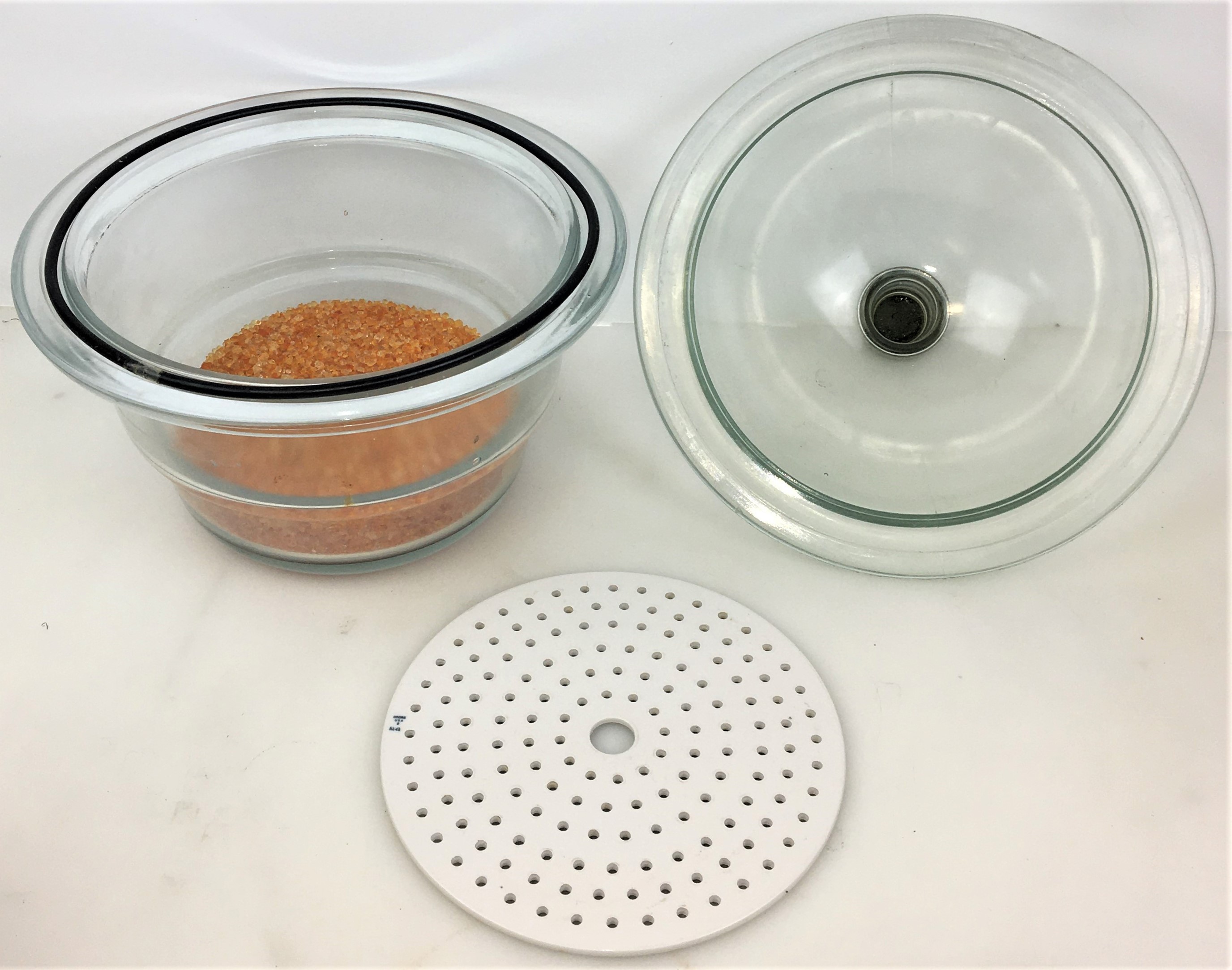 Used Jencons Dry Seal Glass Desiccator - 254mm ID