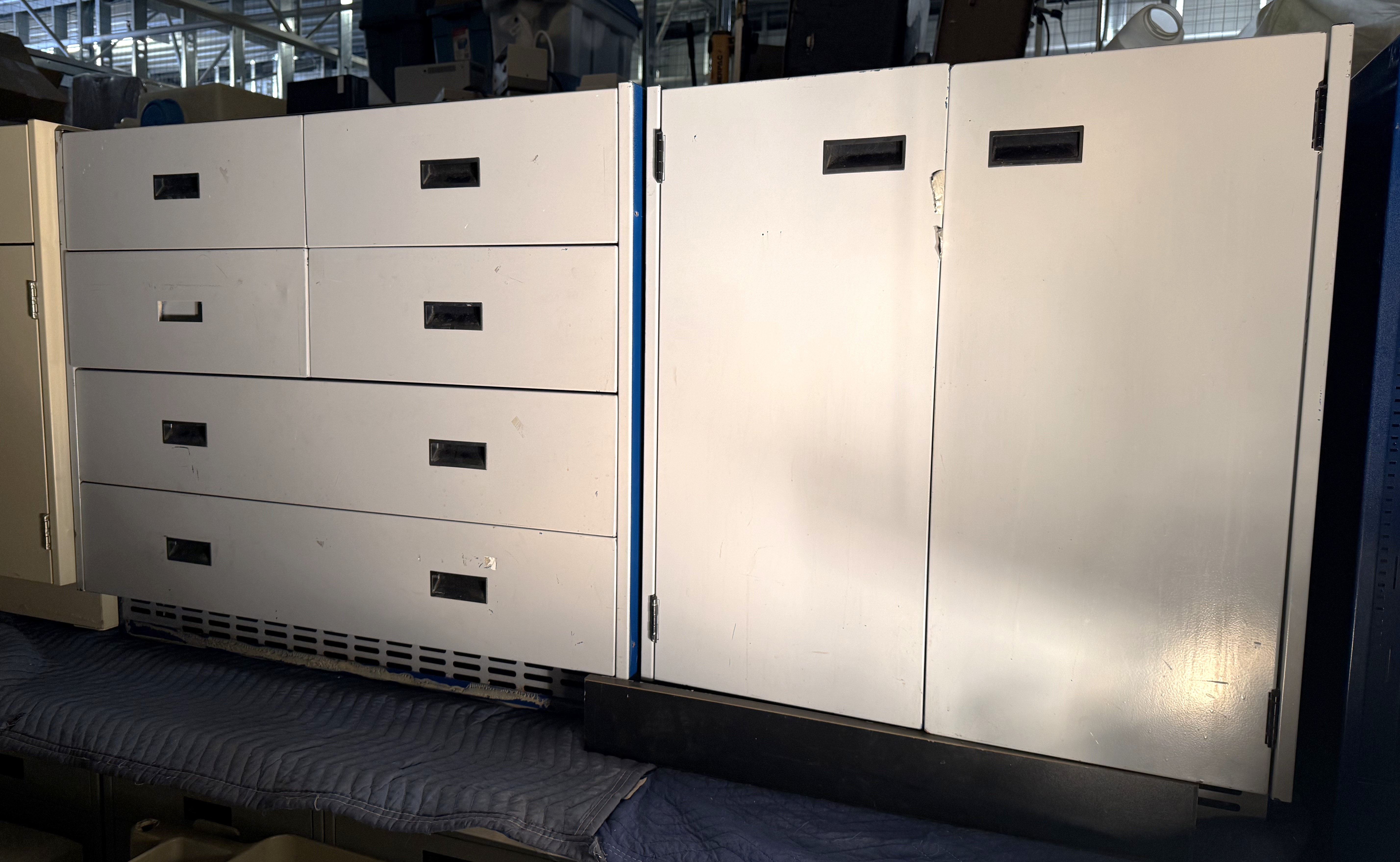 Used Metal Laboratory Cabinetry (Priced/Linear Ft)