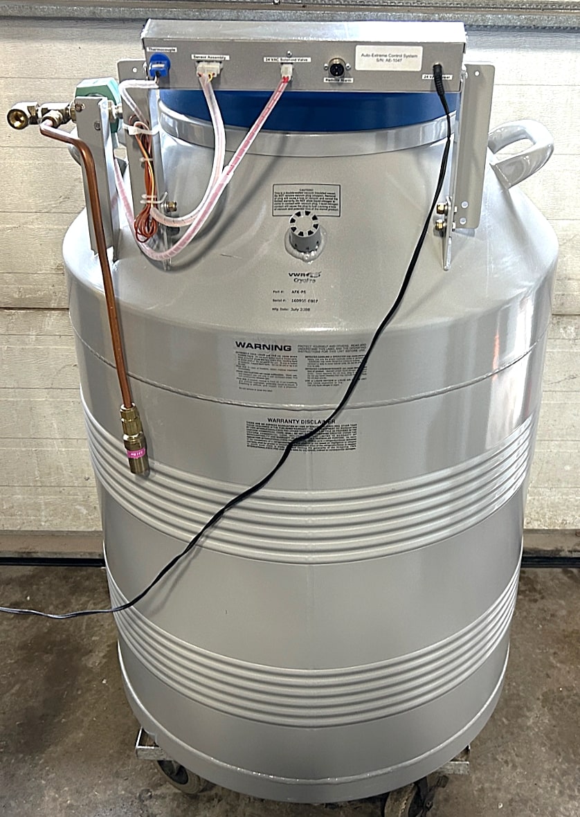 Used VWR CryoPro AFX-PS Autofill Liquid Nitrogen Tank (35L)