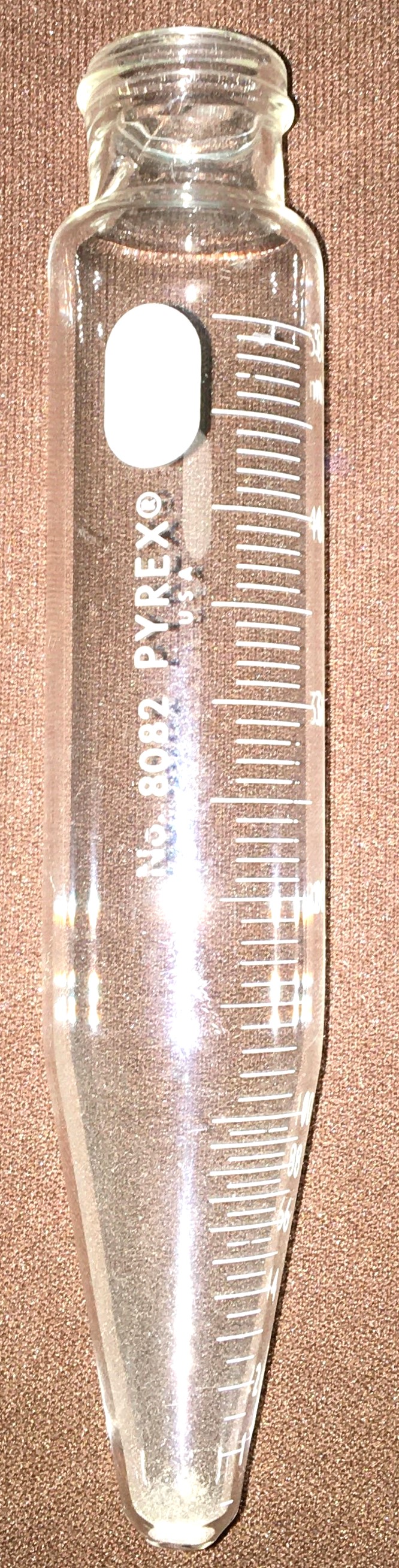 Used Corning PYREX 8082-50 Conical Centrifuge Tube with Screw-Cap