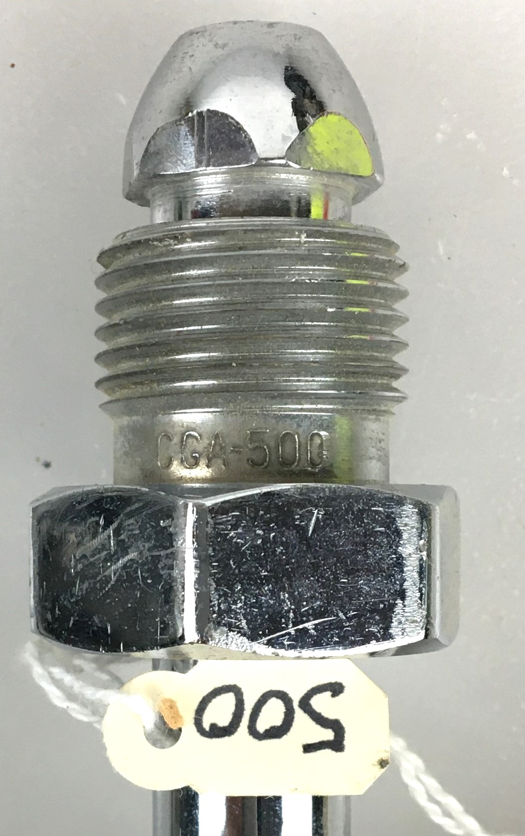 Used Liquid Air 151-1137 Brass Carbon Dioxide Regulator (CGA 500)