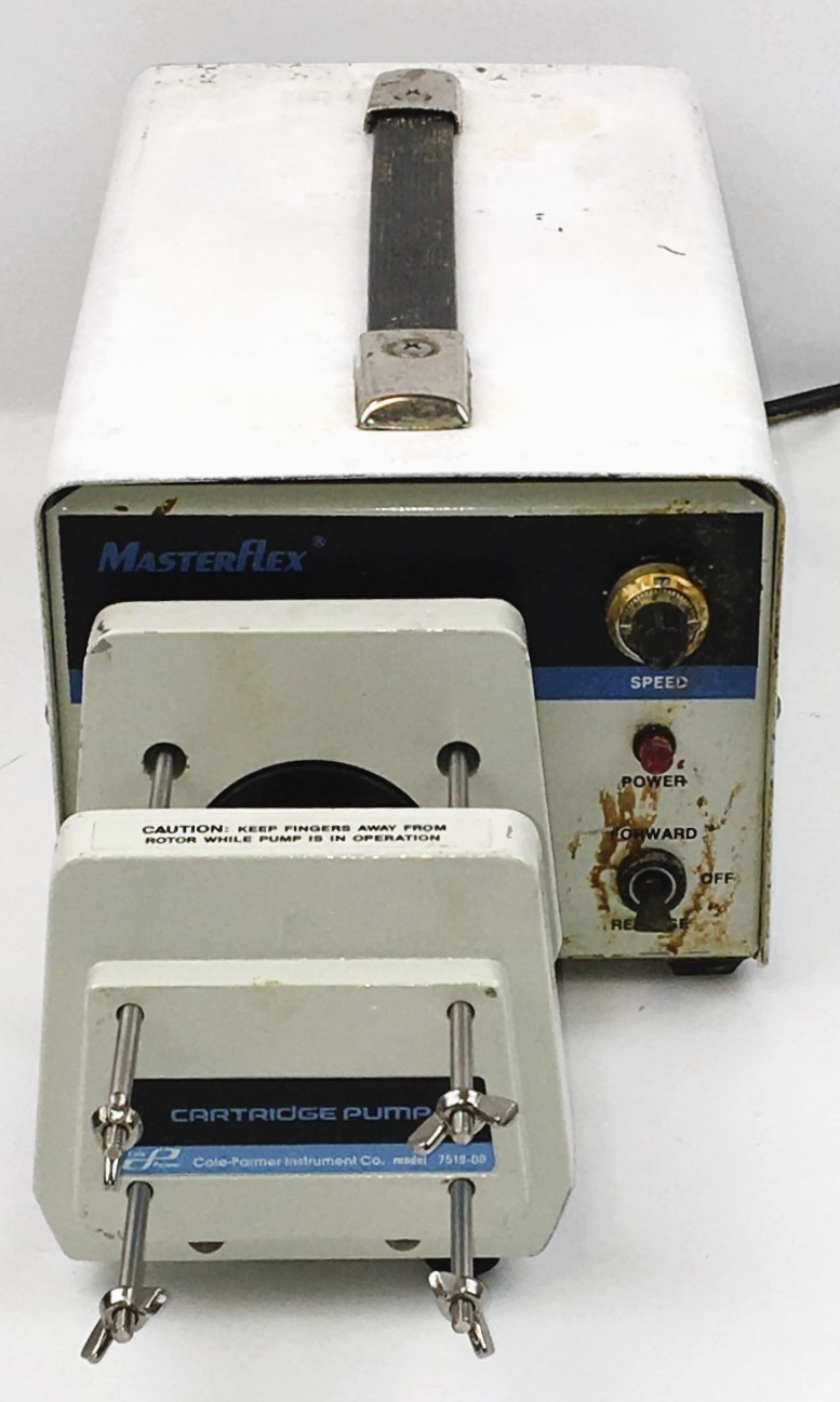 Used Cole-Parmer Masterflex 7520-35 Peristaltic Pump with 7519-00 Cartridge Pump Head