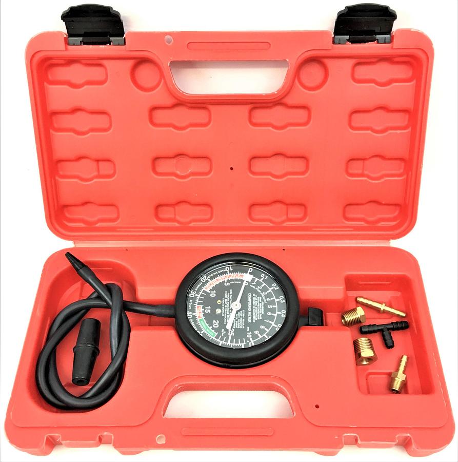 New Open Box AutobodyNow ABN 2190 Vacuum and Fuel Pump Tester Gauge Kit