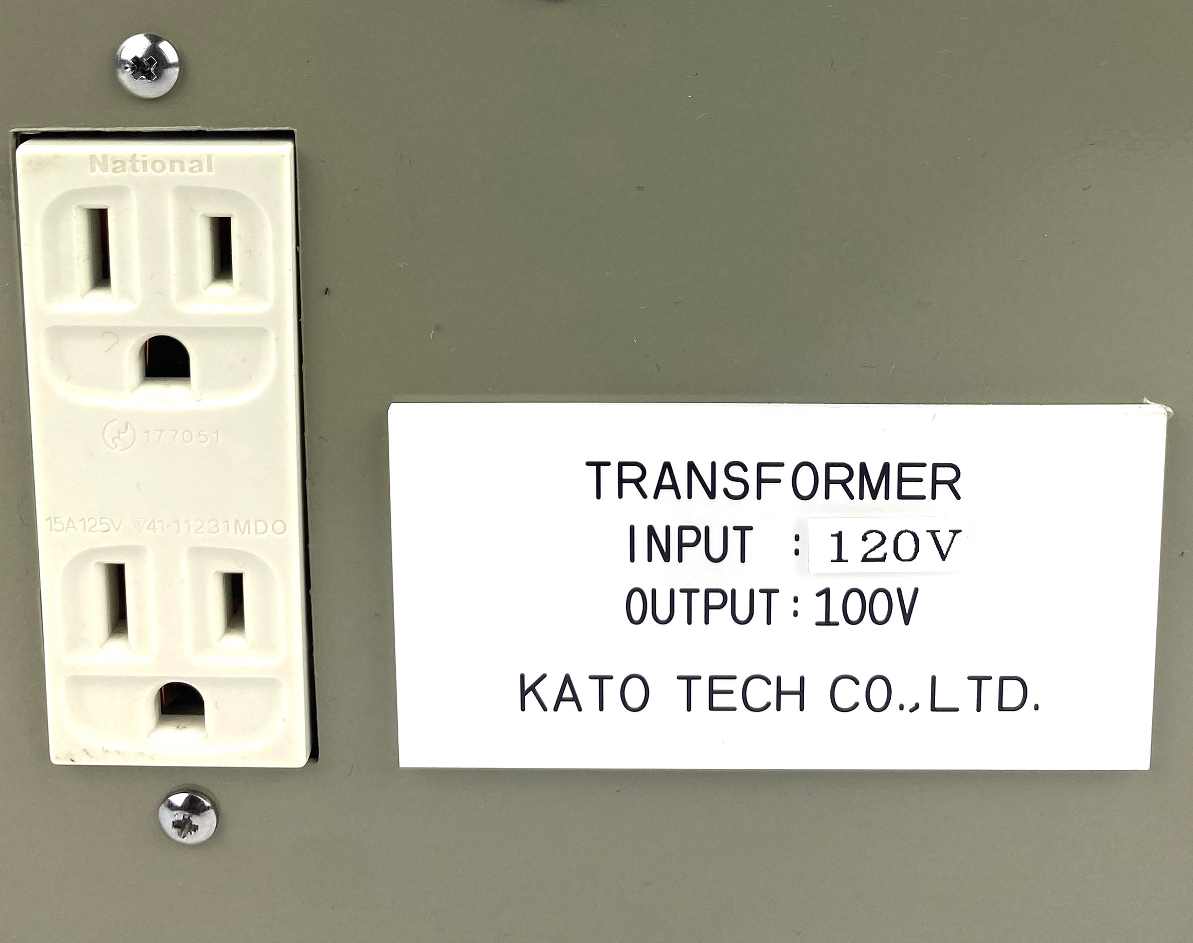 Used Kato Tech Step-Down Transformer