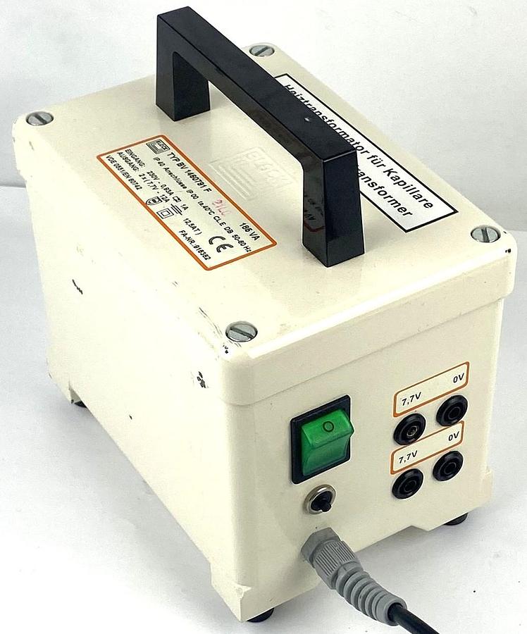 Used BLOCK BV 1460791F Capillary Heating Transformer