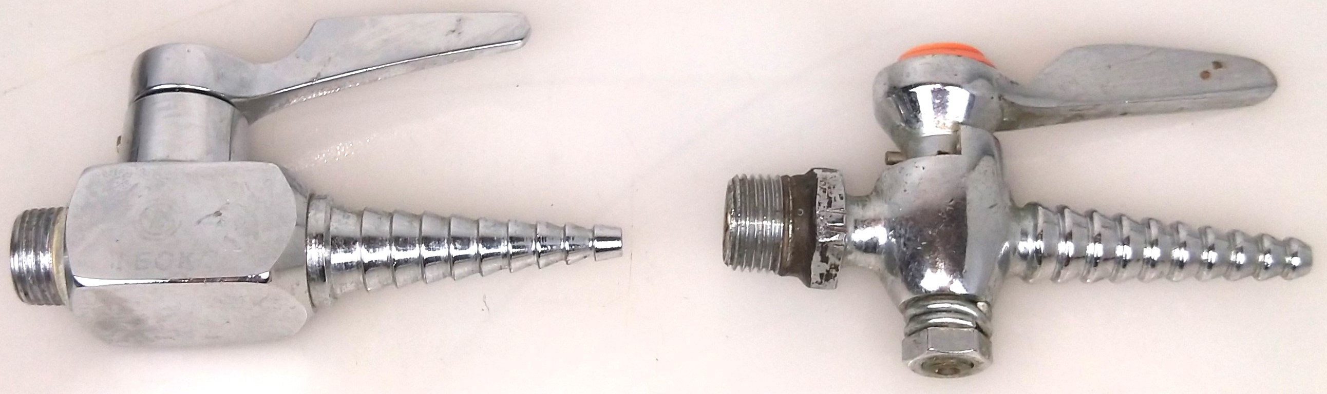 Used Assorted Deck-Mount Turrets and In-Line Ball Valves for Air, Gas and Vacuum
