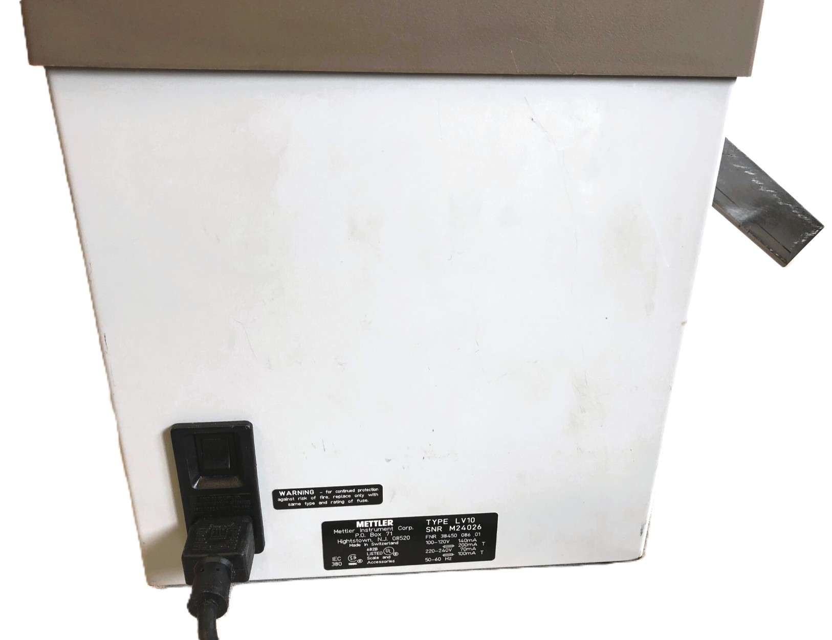 Used Mettler LV10 Vibratory Feeder