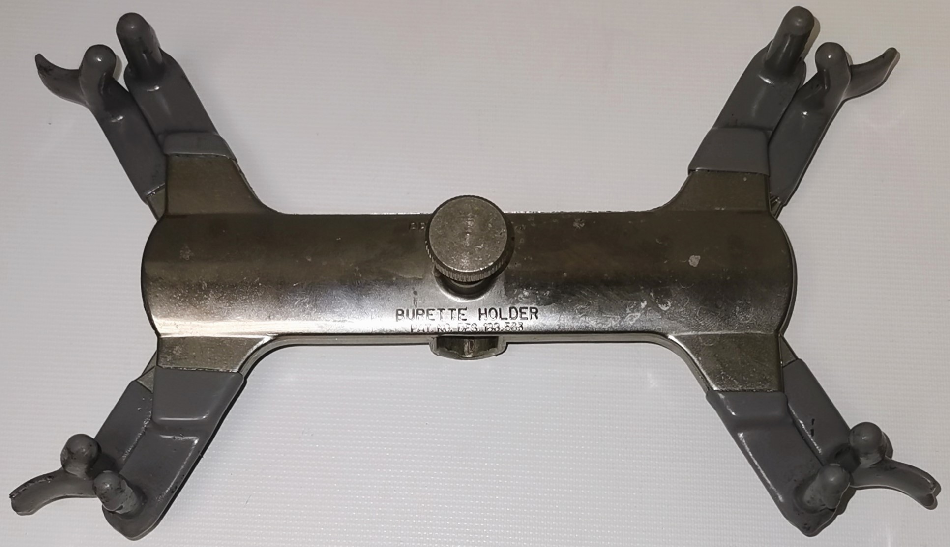 Used Fisher Castaloy-R (and Equivalent) 3361-4 Double Burette-Pipette Clamp