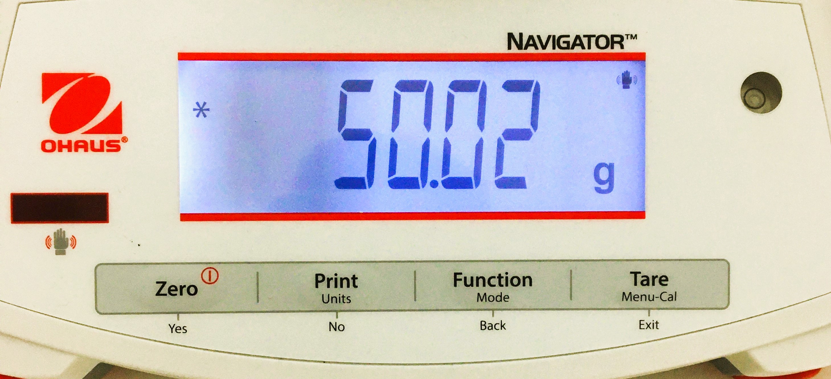 New Open Box Ohaus Navigator NV222 Portable Balance (220g x 0.01g) 