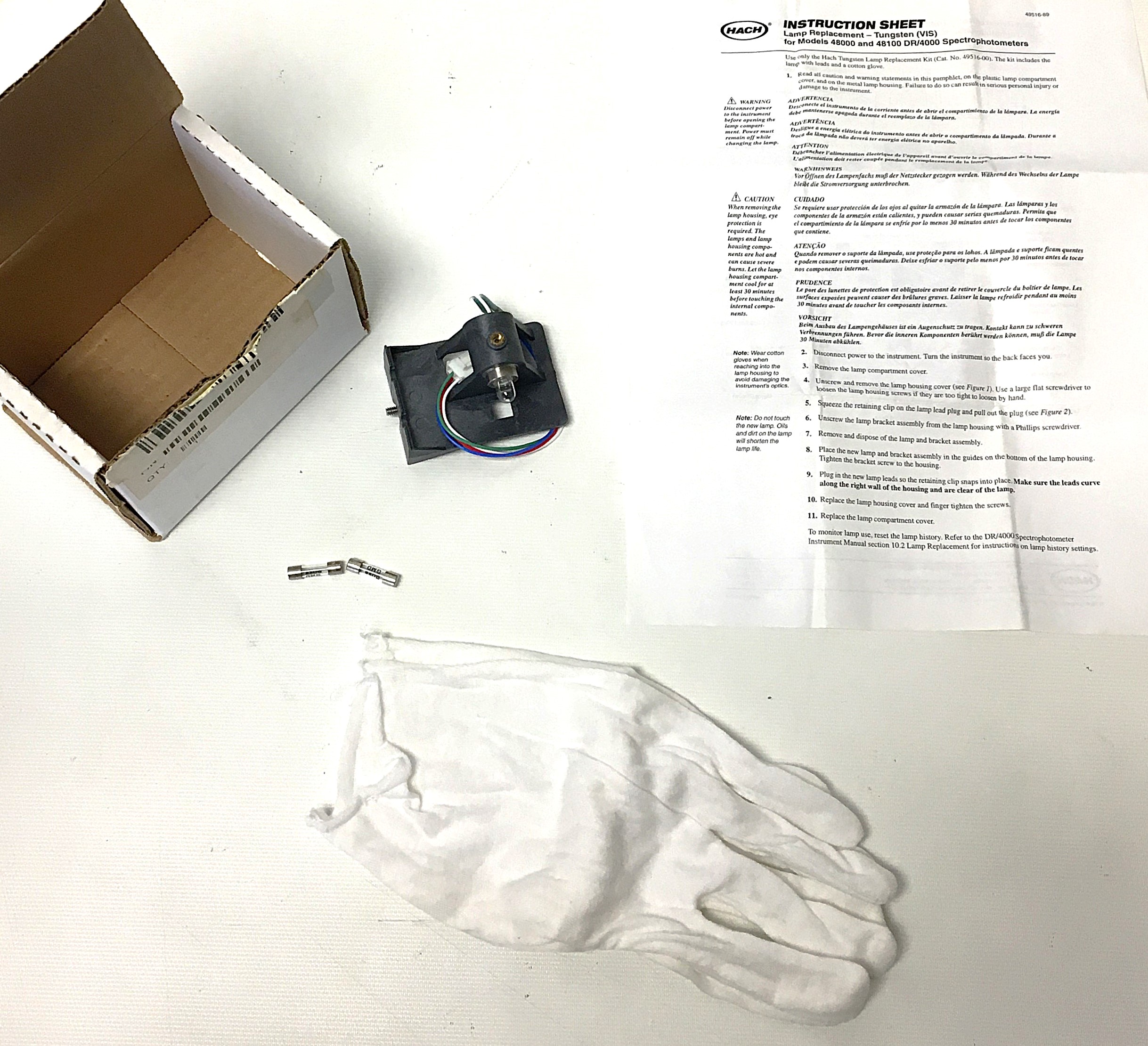 Used Hach DR/4000U Scanning, UV-Visible Spectrophotometer with Accessories (190 to 1100nm)