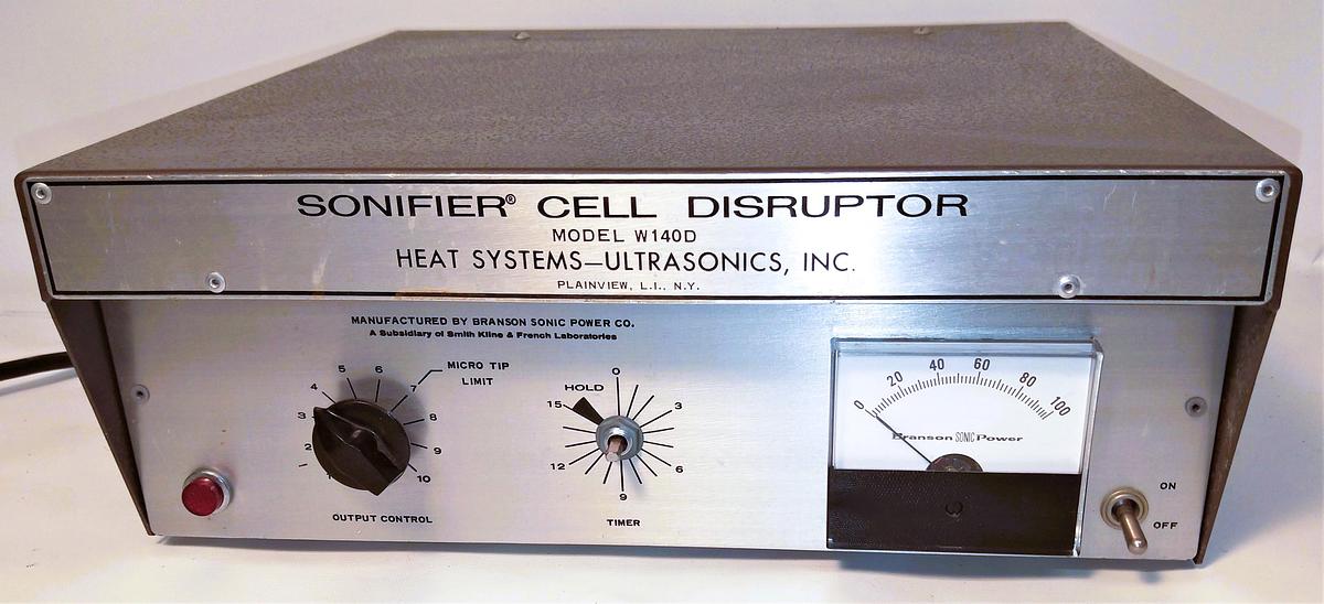 Used Branson Sonifier W140E Ultrasonic Cell Disrupter