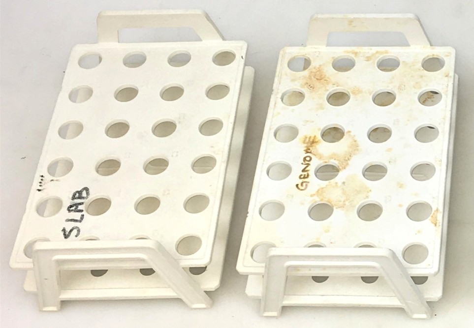 Used Assorted Test Tube Racks (Box of 15)