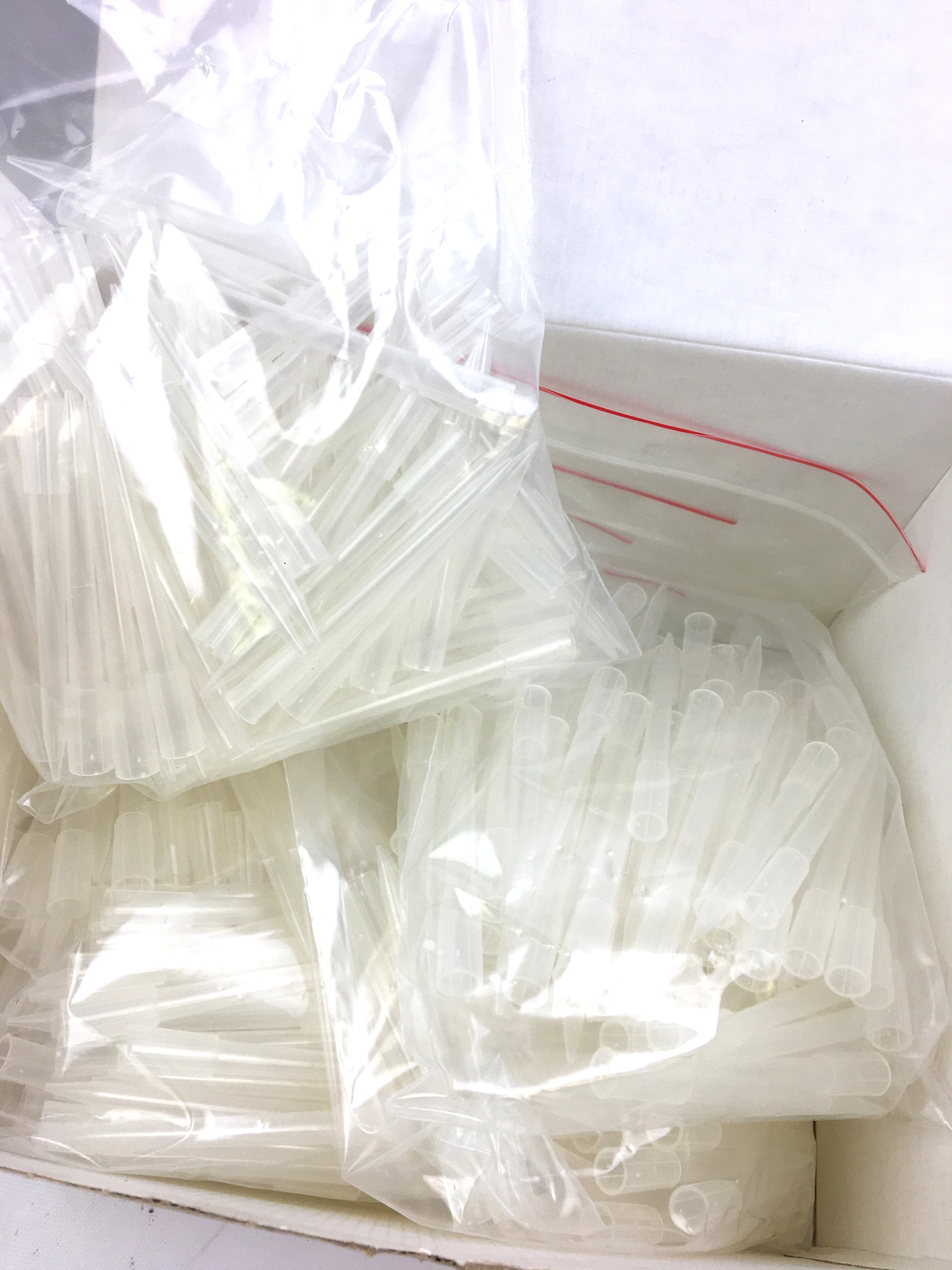 New Open Box Gilson C1000 Pipette Tips - 100 to 1000 µL (Box of 500 Tips)