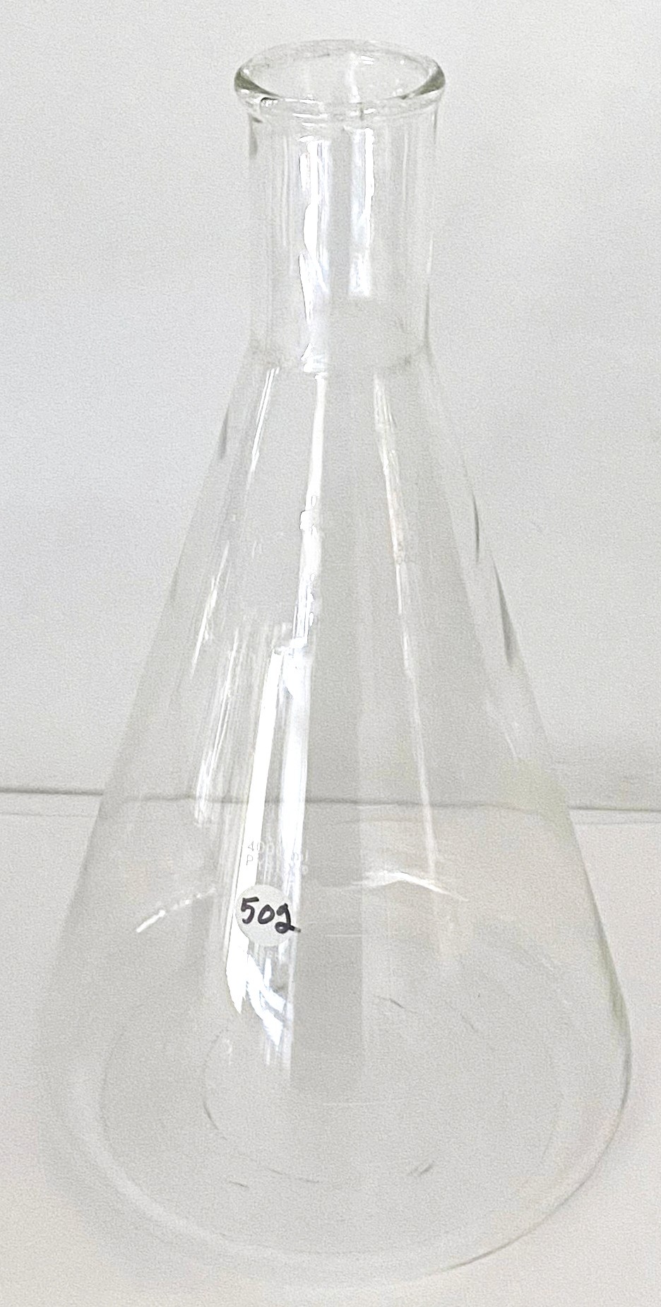 Used Corning PYREX 4980 (and Equivalent) Narrow Mouth 4L Erlenmeyer Flask