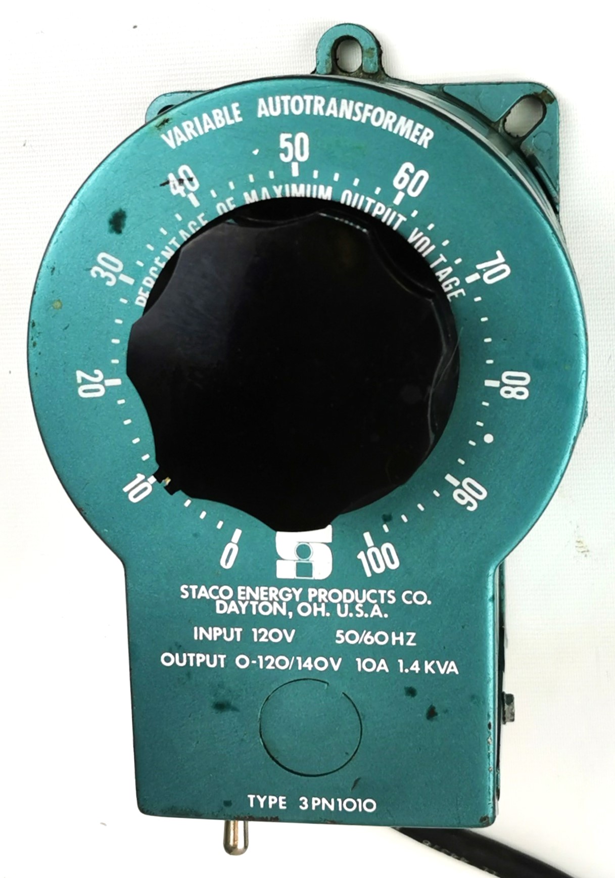 Used Staco 3PN1010 Variable Autotransformer