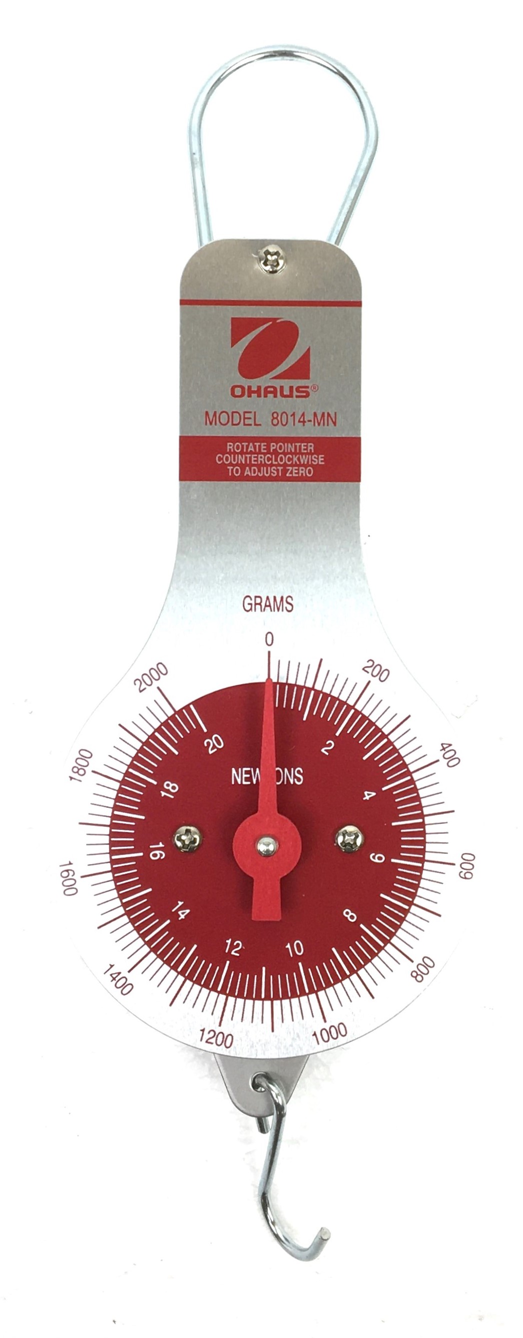 New Open Box Ohaus 8014-MN Dial Spring Scale (2000g/20N)