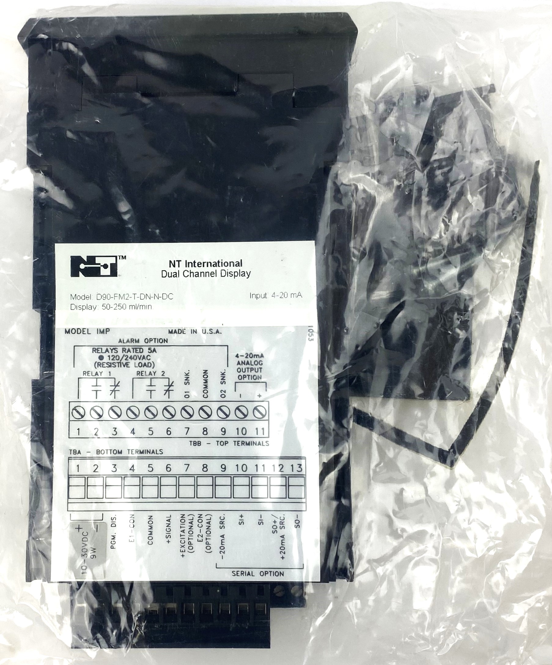 New Open Box Red Lion Apollo Intelligent IMP Totalizing Display Process Meter