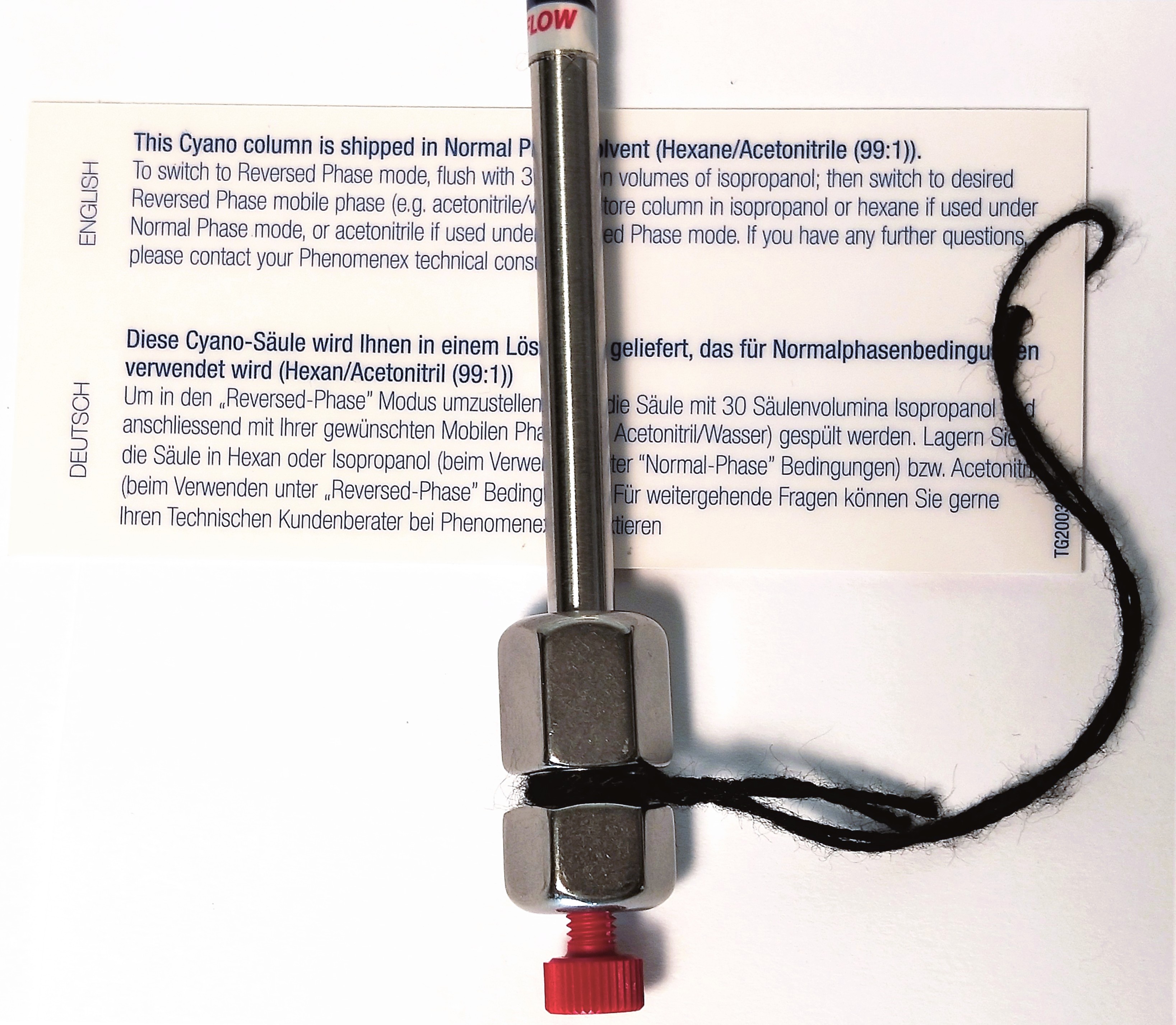 New Open Box Phenomenex Luna CN (00G-4255-E0) LC Column (25 cm × 4.6 mm x 5µm)