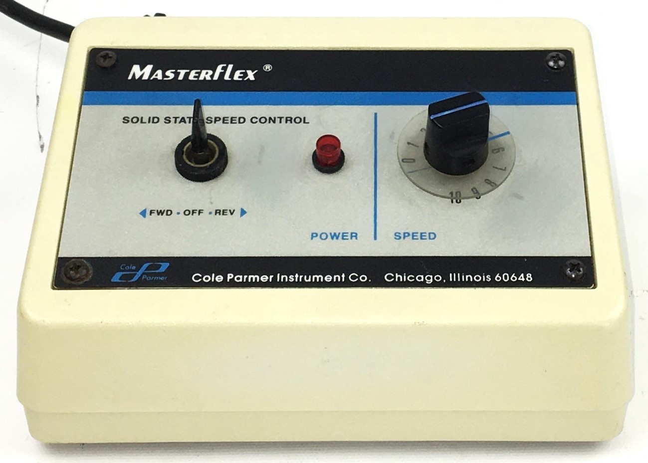 Used Cole-Parmer Masterflex 7593-00 Peristaltic Pump with Speed Controller