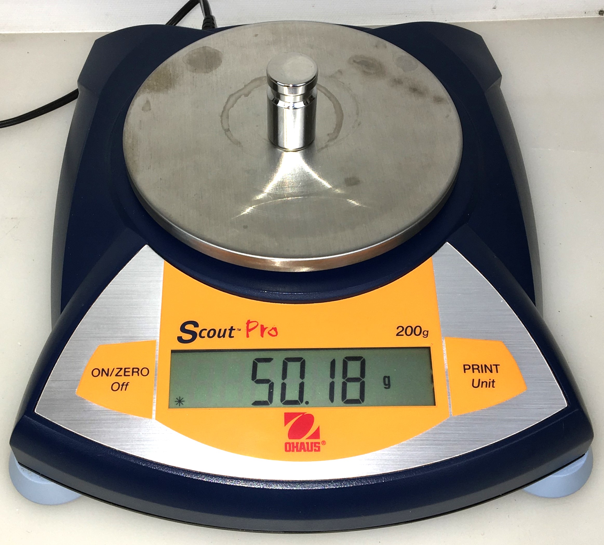 Used Ohaus Scout Pro SPE202 Portable Balance (200g x 0.01g)