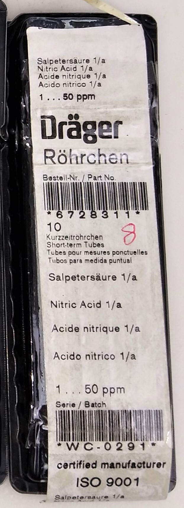 Used Draeger Model 31 Multi-Gas Detector Pump with Case and Assorted Tubes