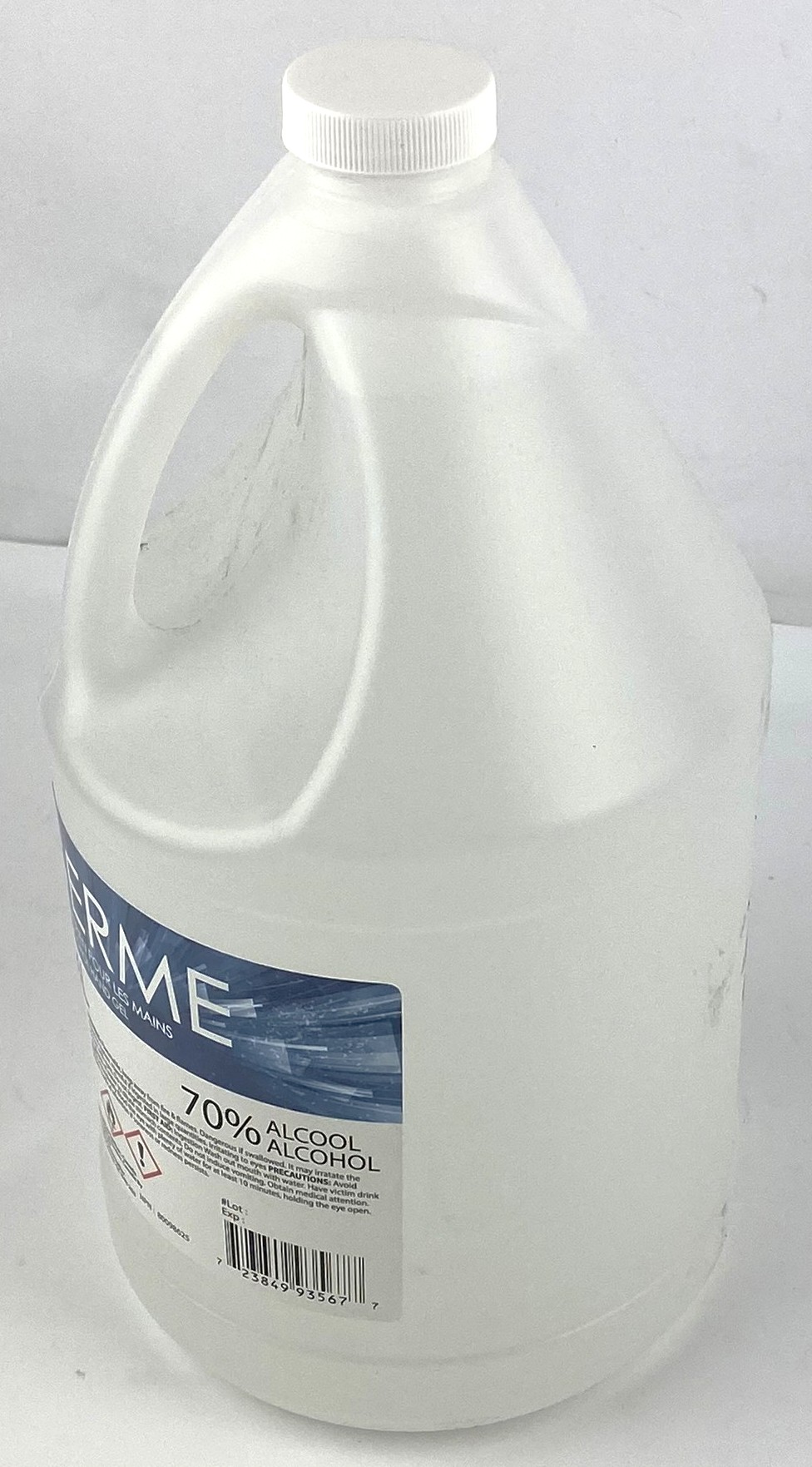 New Open Box Purgerme Antibacterial Hand Sanitizer Gel – 70% Alcohol (5 x 4L)