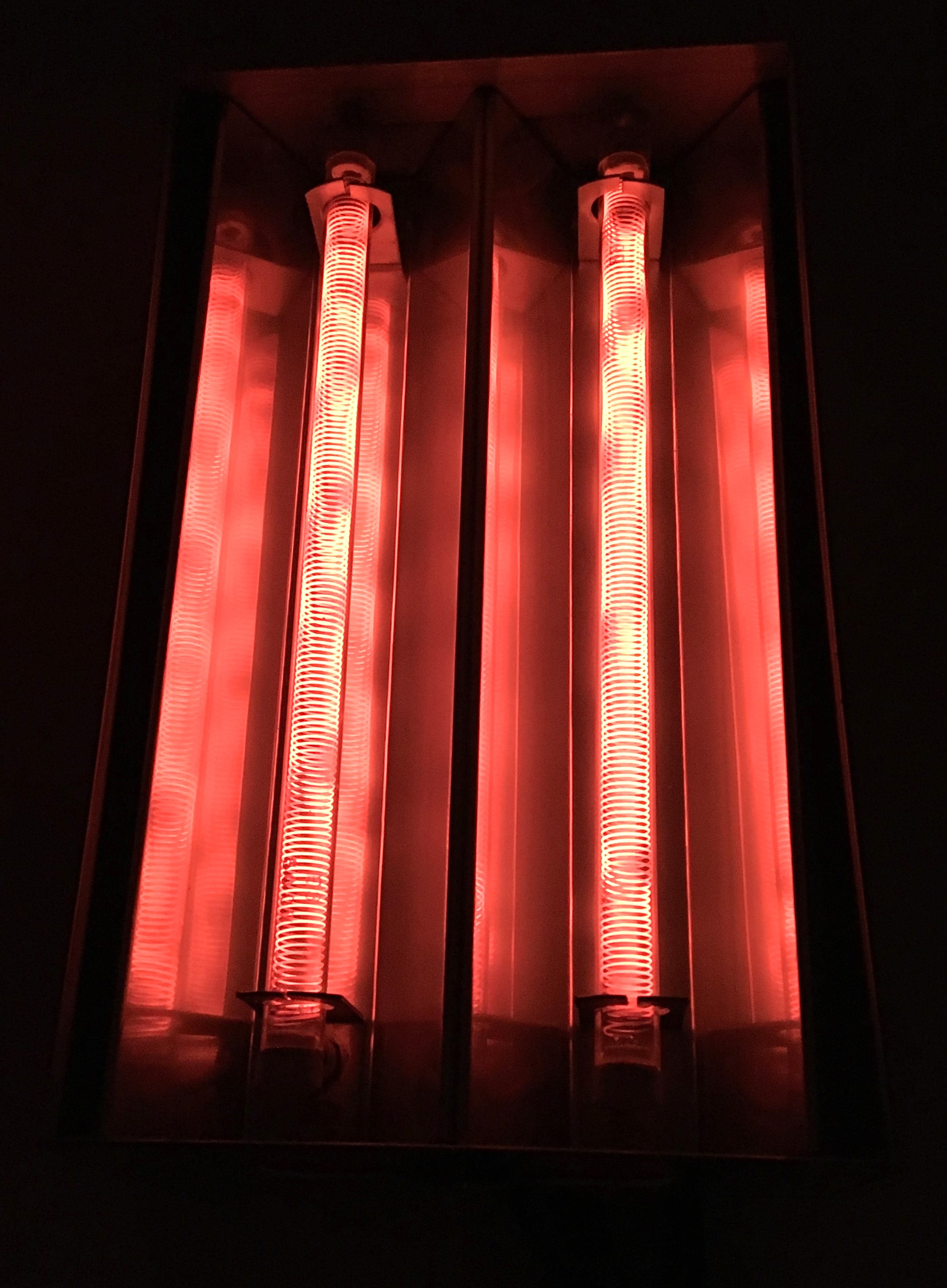 Used Portable Infrared Radiant Heater - 2 x 500W
