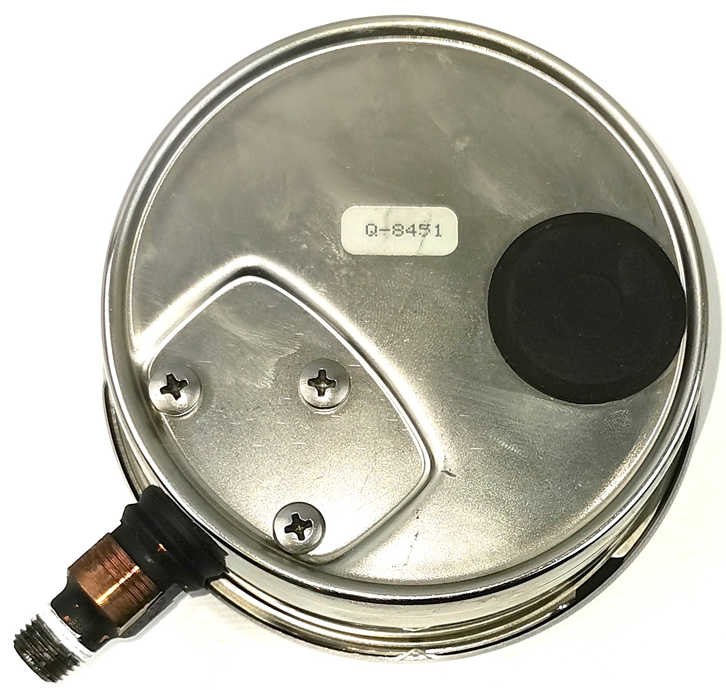 Used Ashcroft 1009 Stainless-Steel Pressure Gauge (0–200 psi / 14 bar)