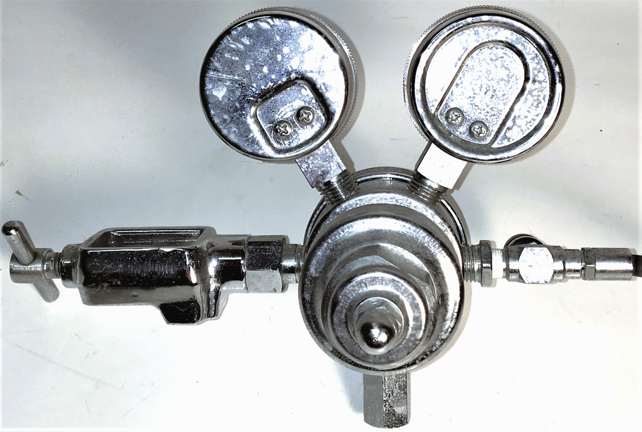 Used Corning 477422 Dual-Stage Pressure Regulator