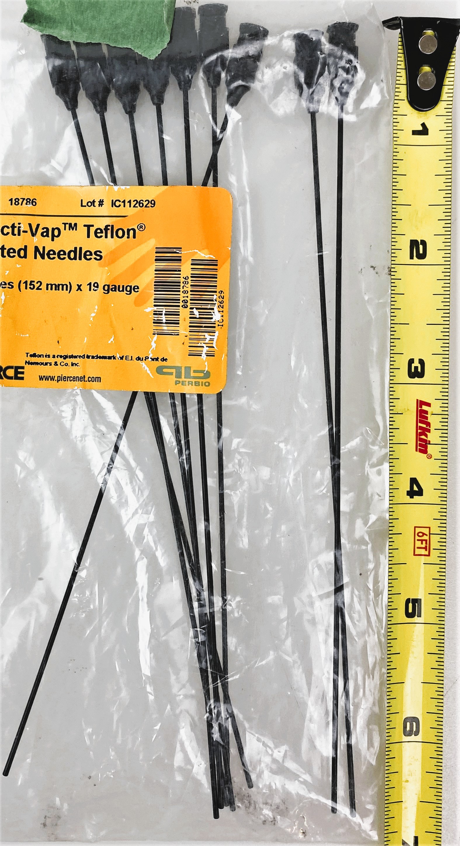New Open Box Pierce Reacti-Vap 18786 Teflon-Coated Needles for Evaporation Unit (Pack of 9)