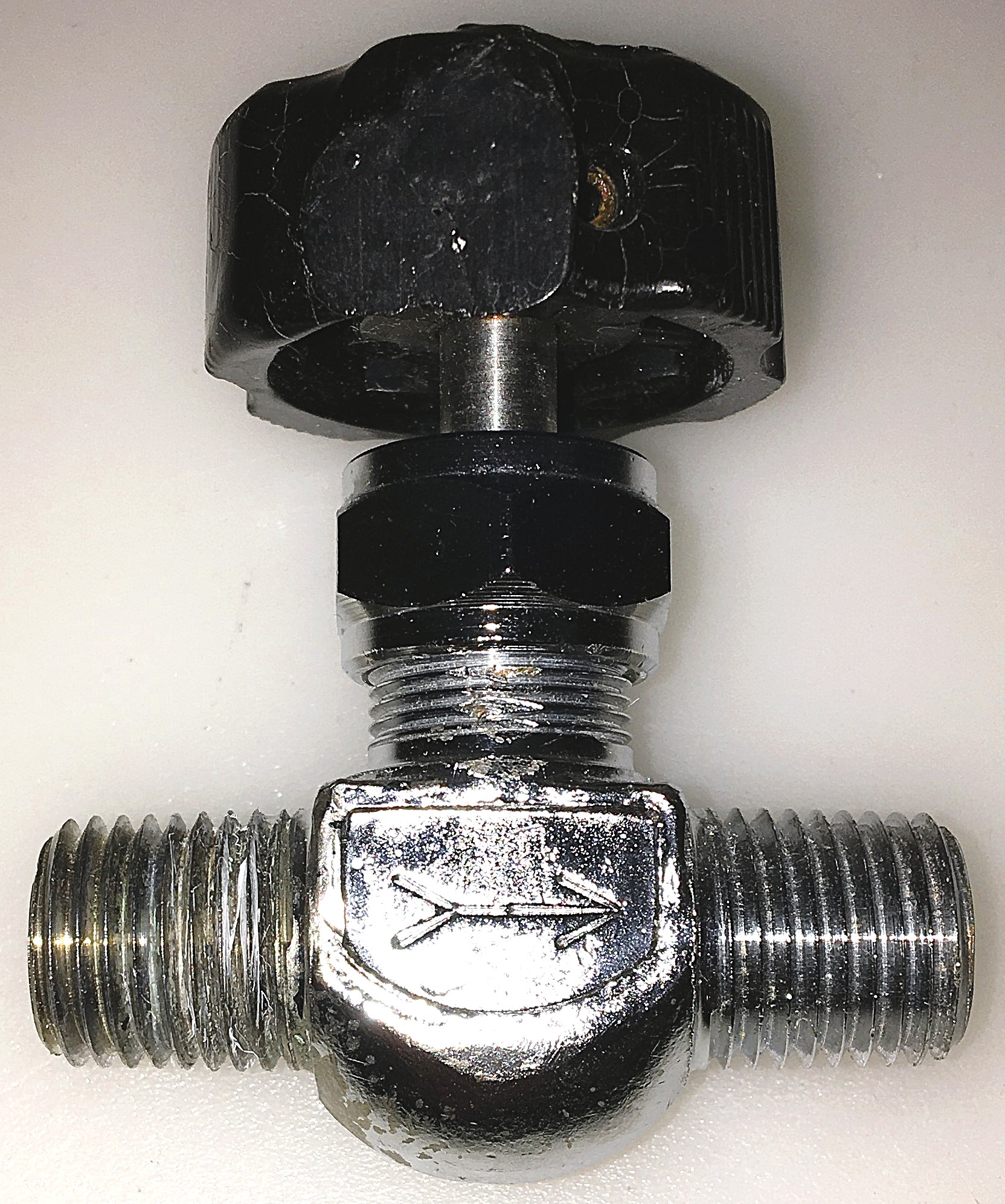 Used Union Carbide Stainless-Steel Precision Needle Valve