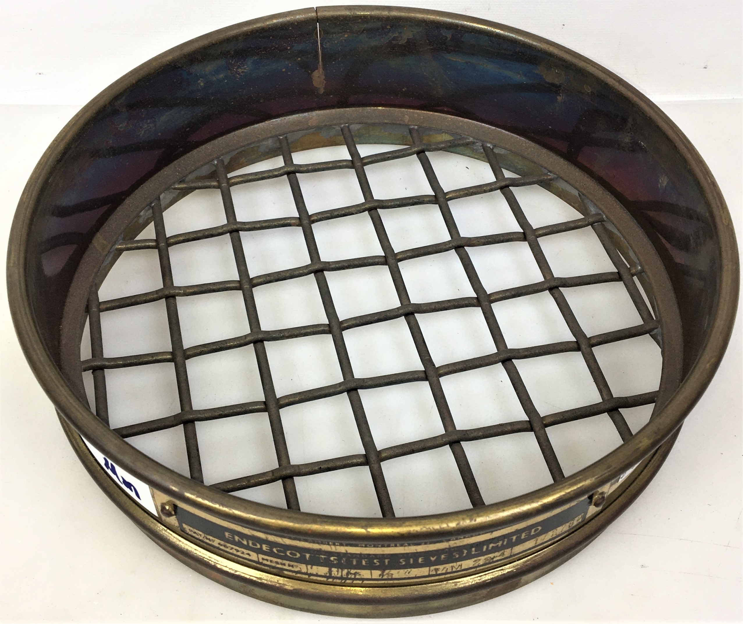 Used Endecotts Brass Sieve Kit - 8" Diam (Set of 6)