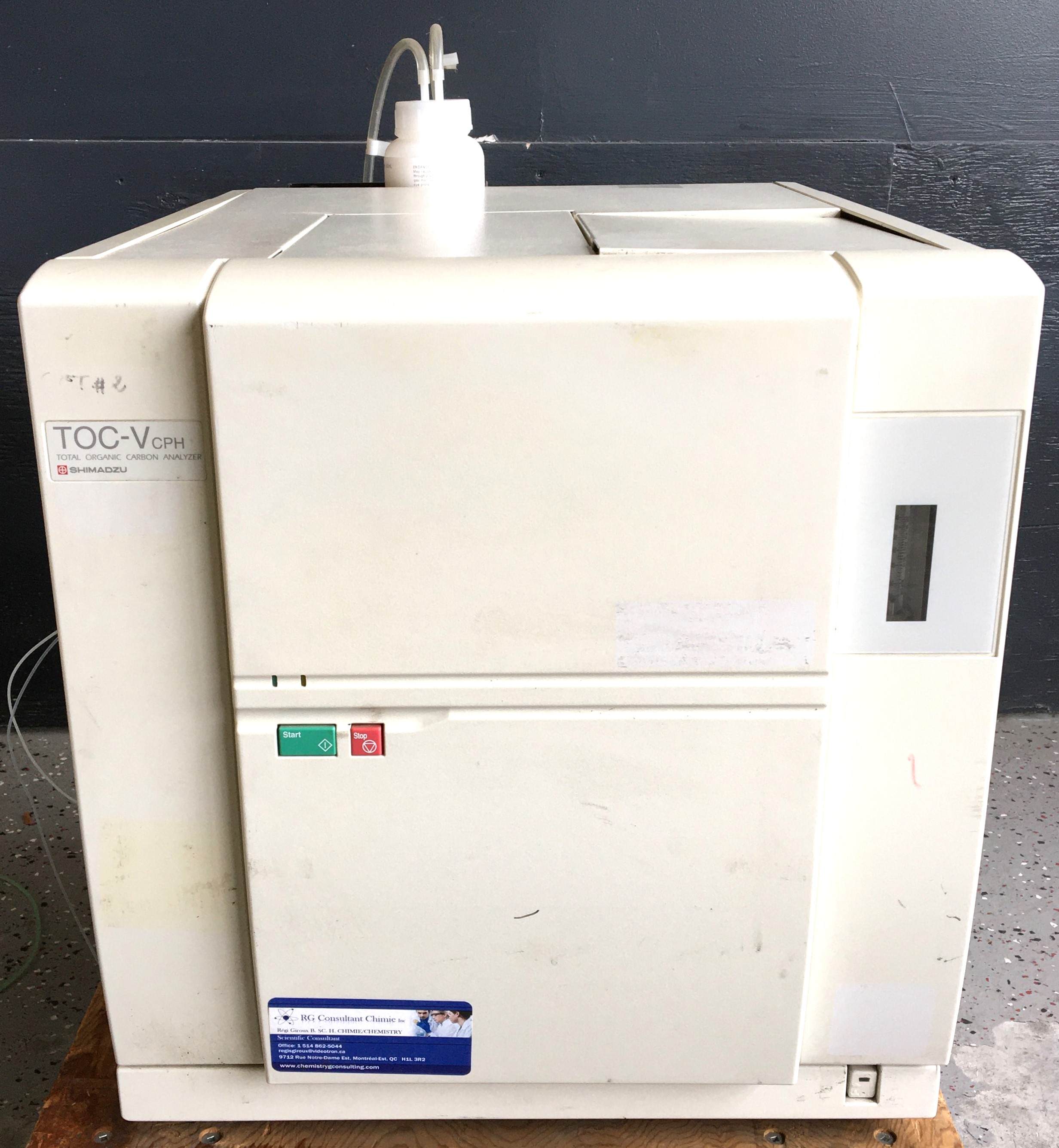 Used Shimadzu TOC-V CPH Analyzer with ASI-V Autosampler