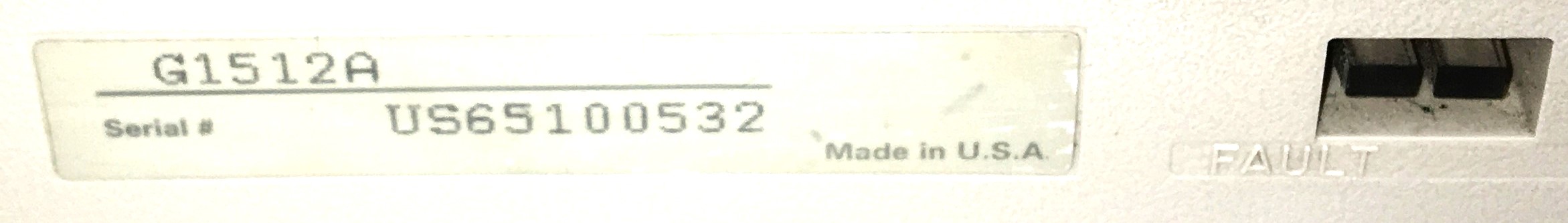 Used Hewlett Packard G1512A Autosampler Controller (No Cables)