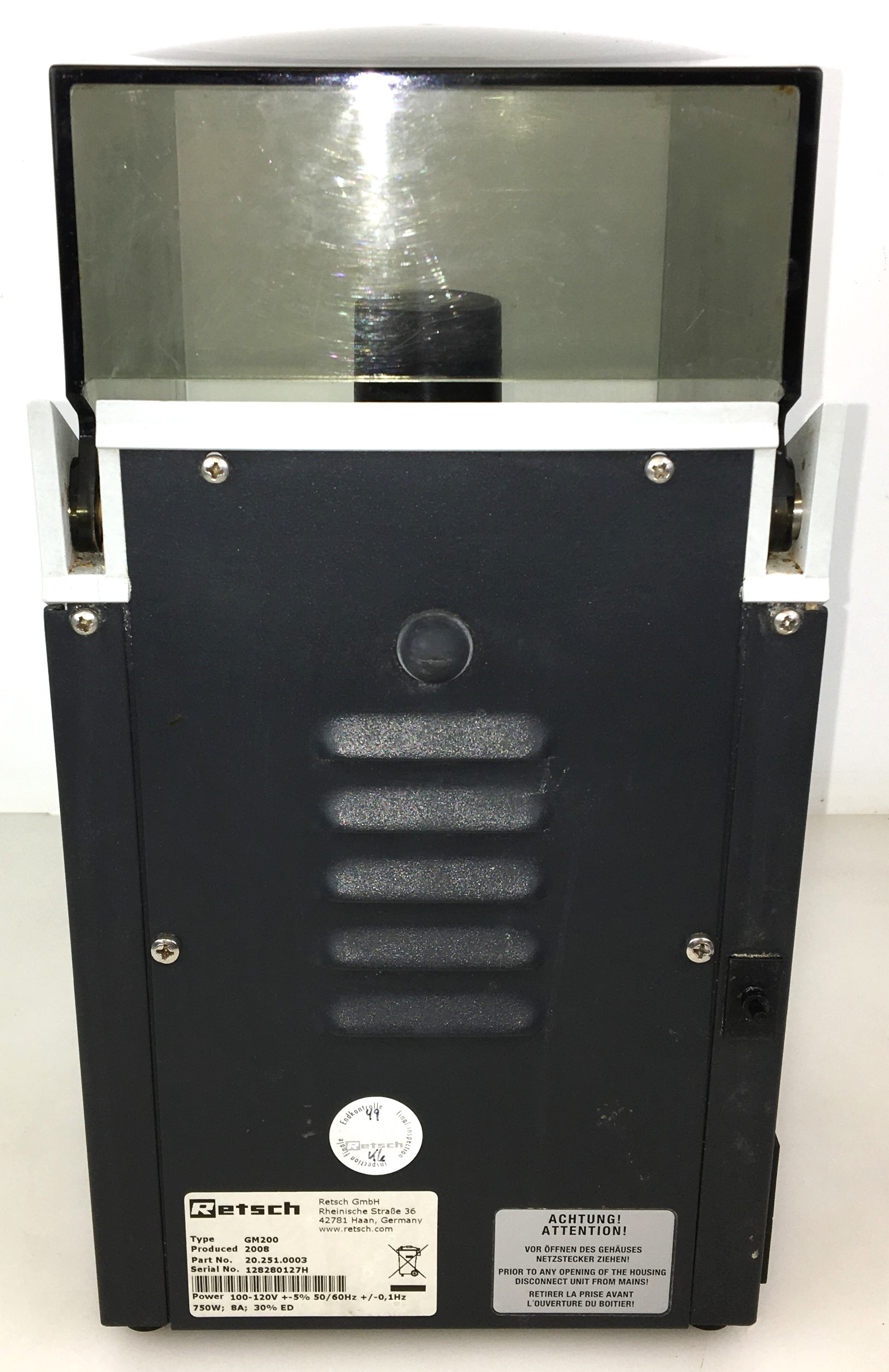 Used Retsch Grindomix GM 200 Knife Mill