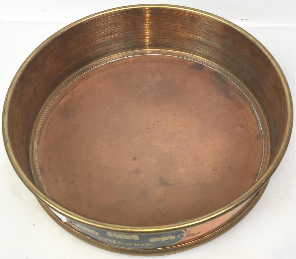 Used Newark #325 Brass 8" Sieve (45μm)