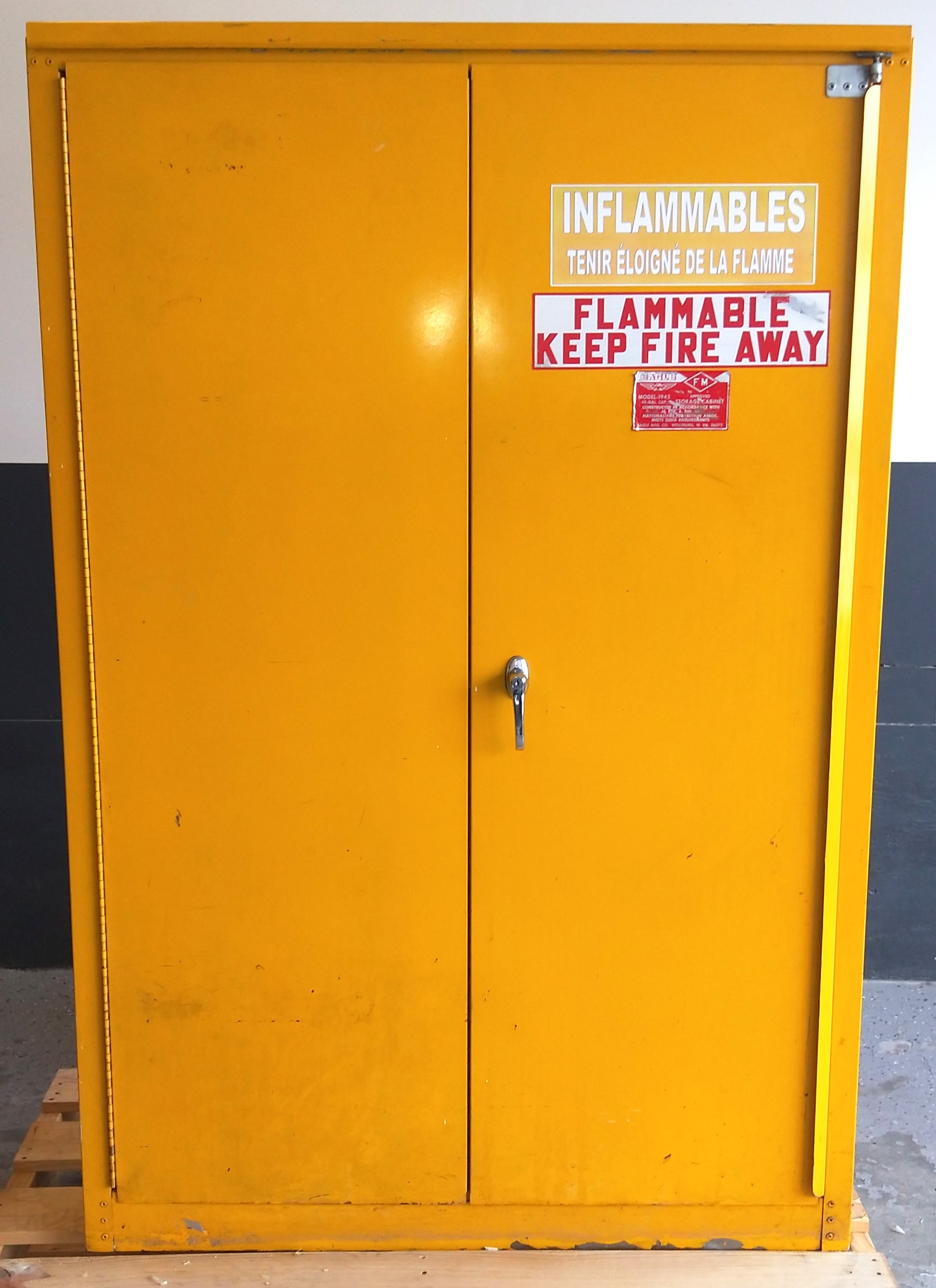 Used Eagle 1945 Flammable Storage Cabinet (45 Gallon)