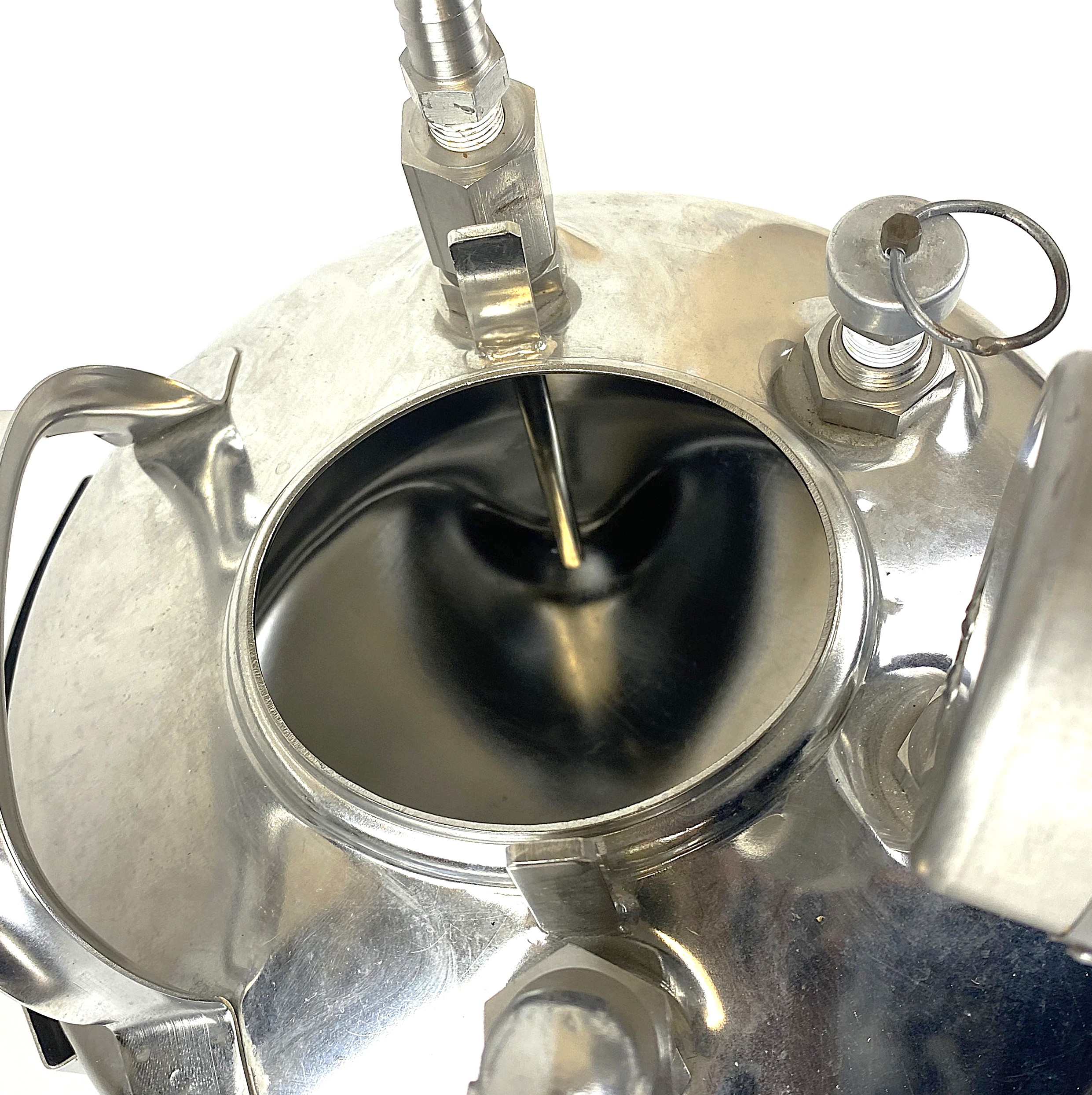 New Open Box Alloy Products Stainless Steel 100psi Pressure Vessel (5L)