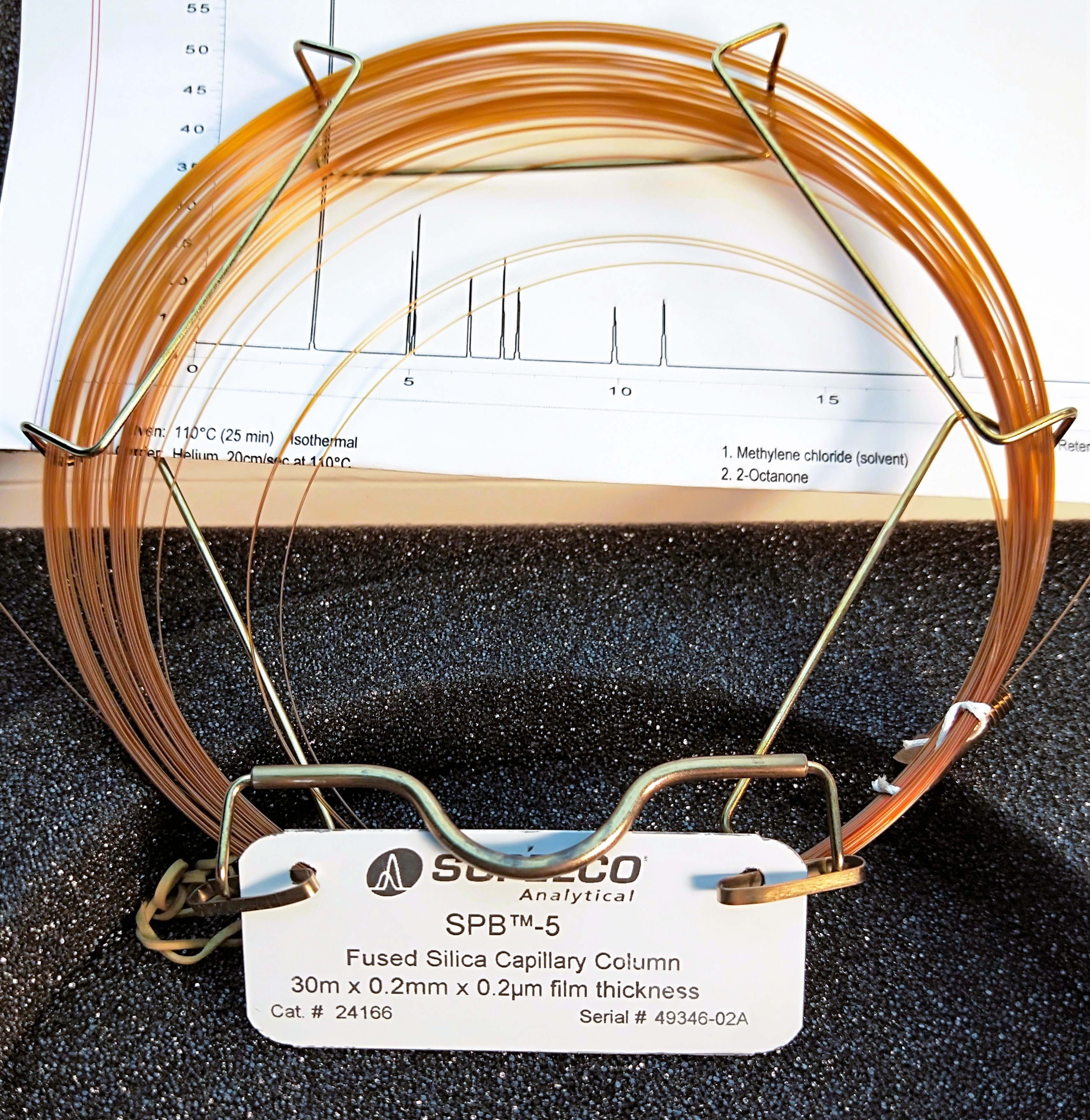 Used Supelco SPB-5 (24166) Capillary Column (30M x 0.2mm x 0.25µm)