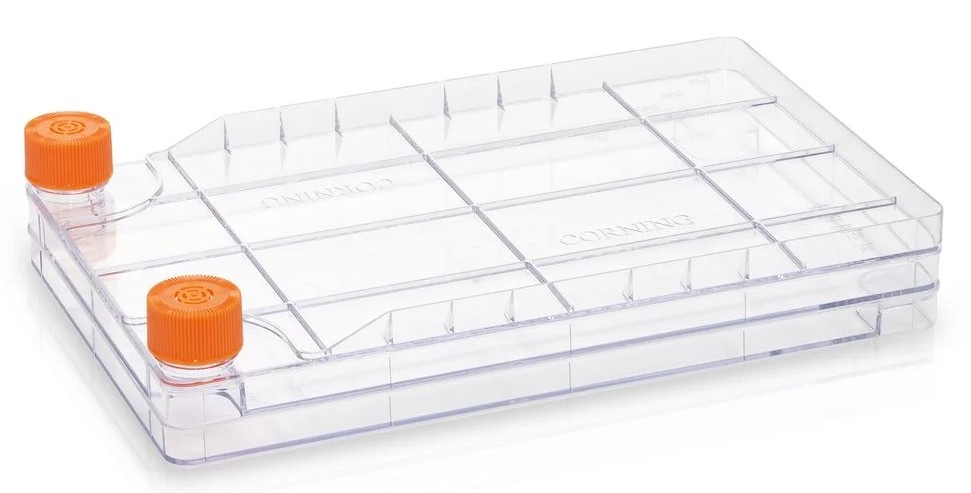 New Open Box Corning 3310 CellSTACK Polystyrene CellBIND Culture Chamber (Pack of 5)