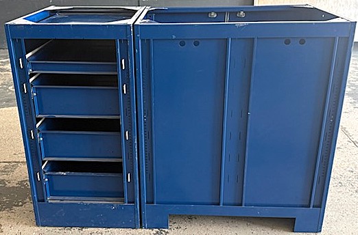 Used Metal Laboratory Cabinetry (9 Linear Ft)