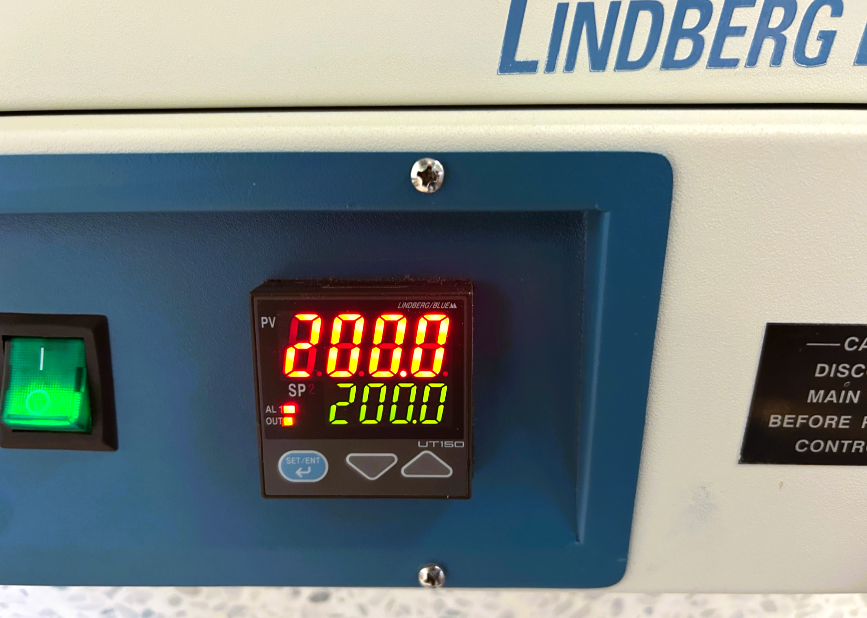 Used Lindberg Blue-M VO1218A Vacuum Oven (1.5 Cu-Ft)