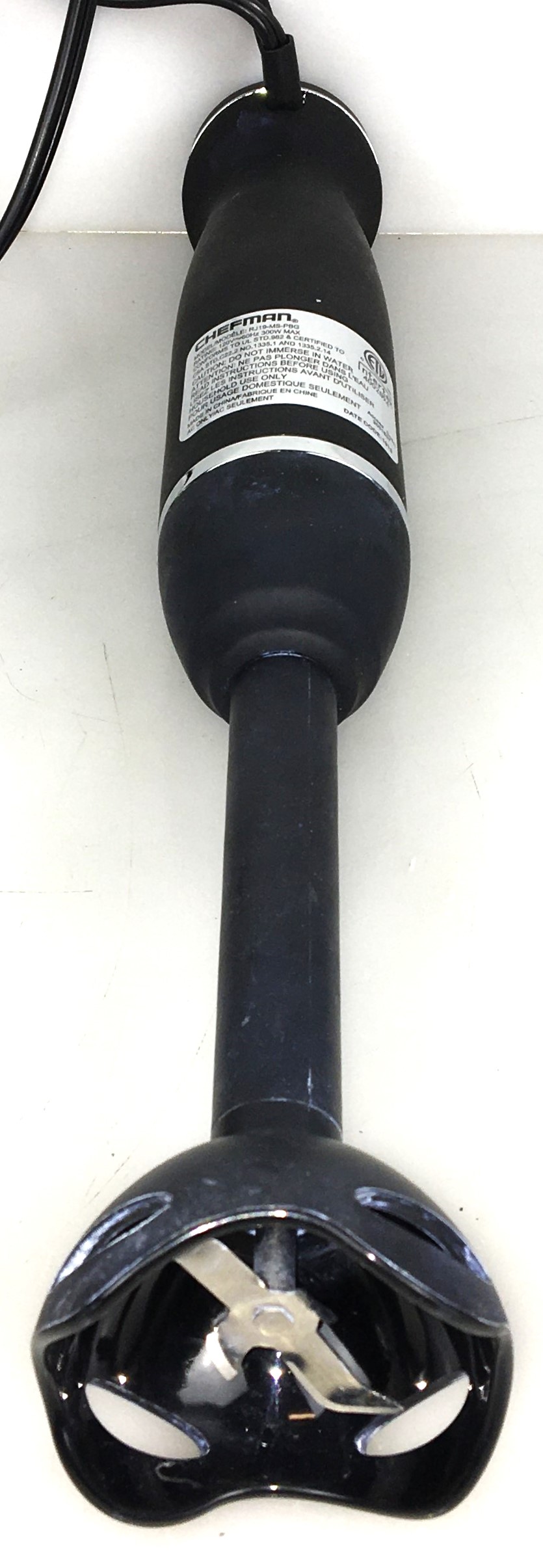 Used Chefman Turbo RJ19-MS-PBG Immersion Hand Blender