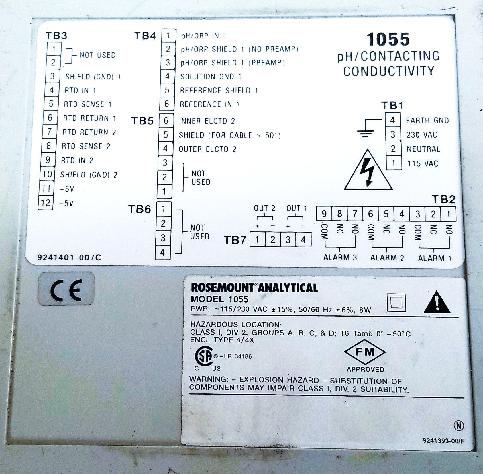 Used Rosemount SoluComp II Ozone Analyzer