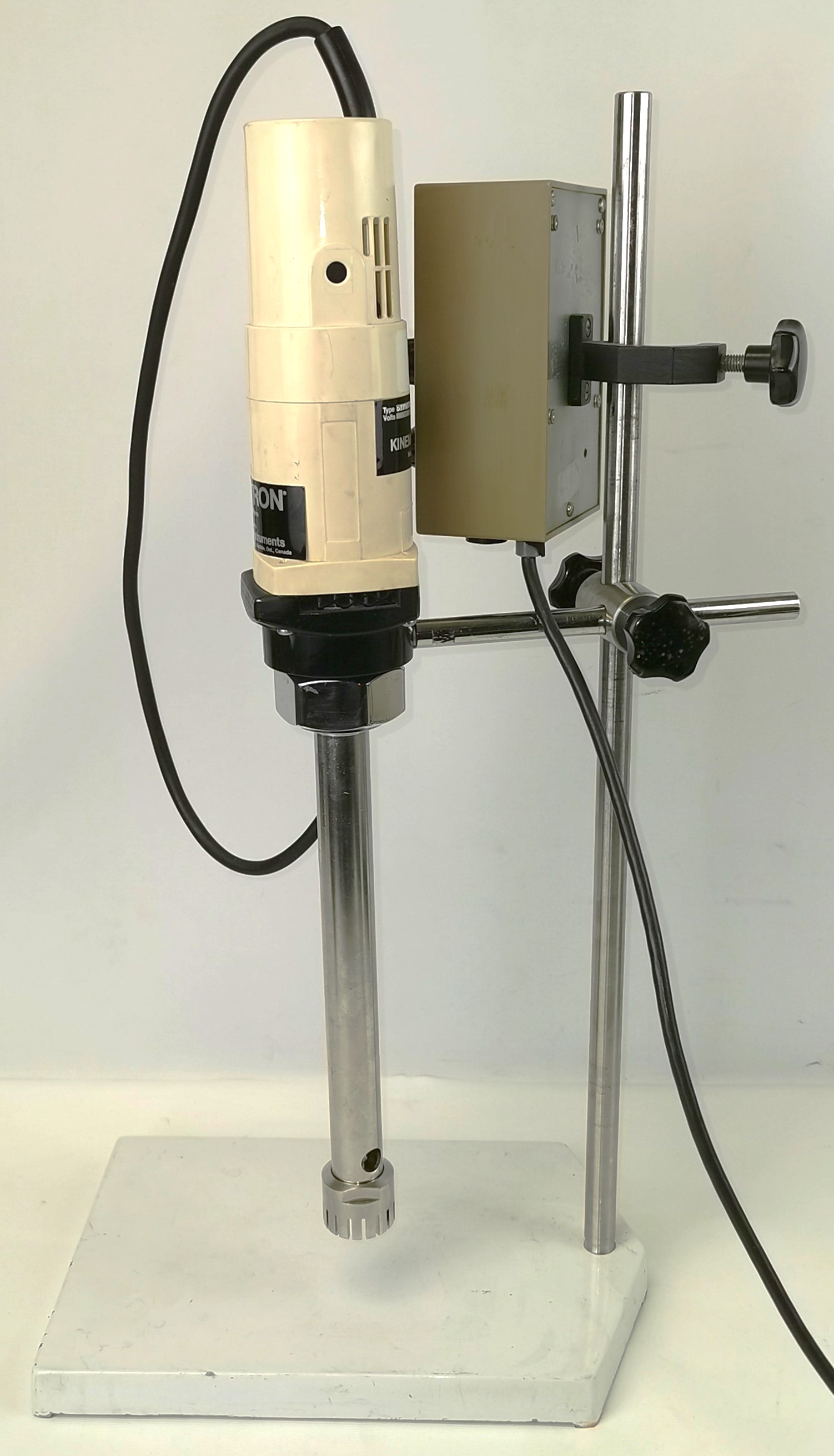 Used Kinematica Polytron PT 10/35 Homogenizer with PCU-11 Controller and PT-DA 30 Probe