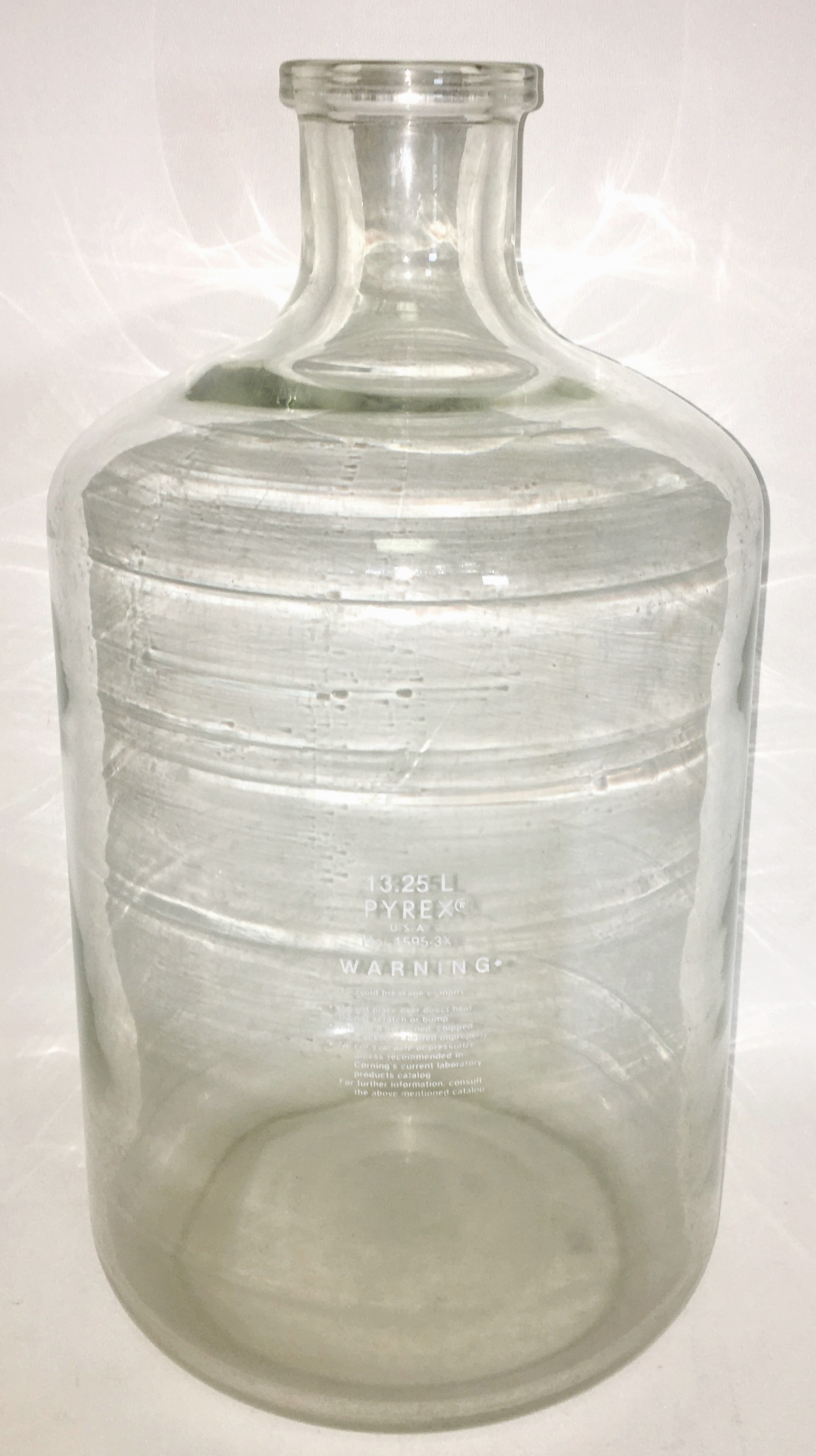 Used Corning PYREX 1595-13X Carboy Solution Bottle - 13.25L