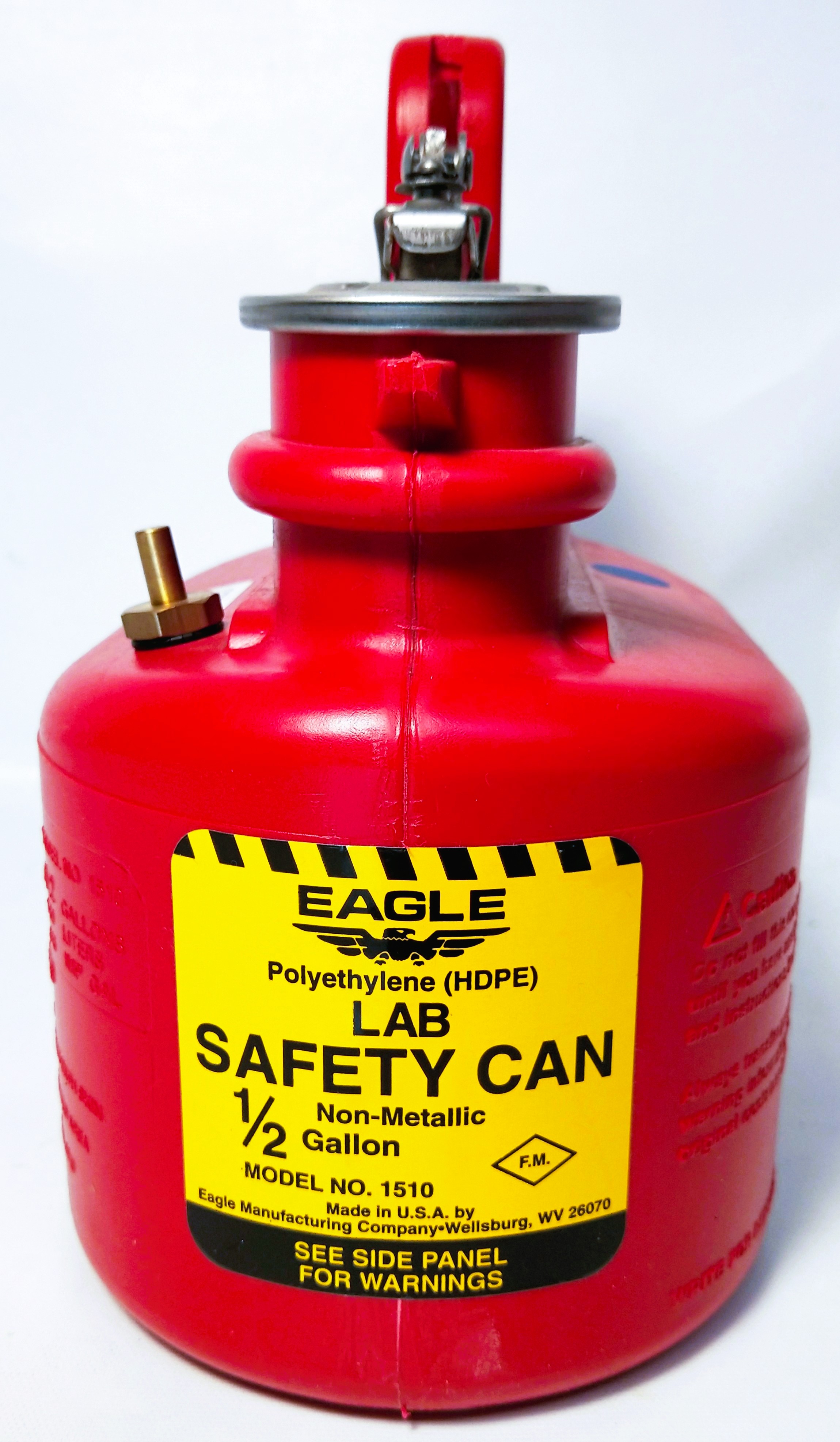 New Open Box Eagle 1510 Lab Safety Can (1/2 Gallon)