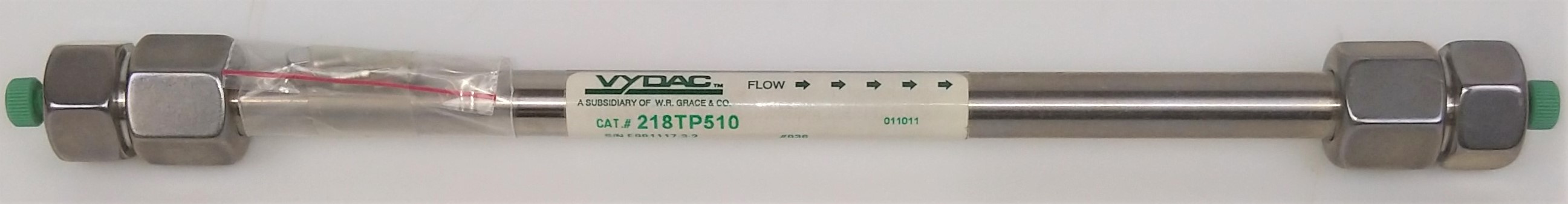 Used Vydac 218TP510 C18 Semi-Preparative HPLC Column (25 cm × 10 mm x 5µm)